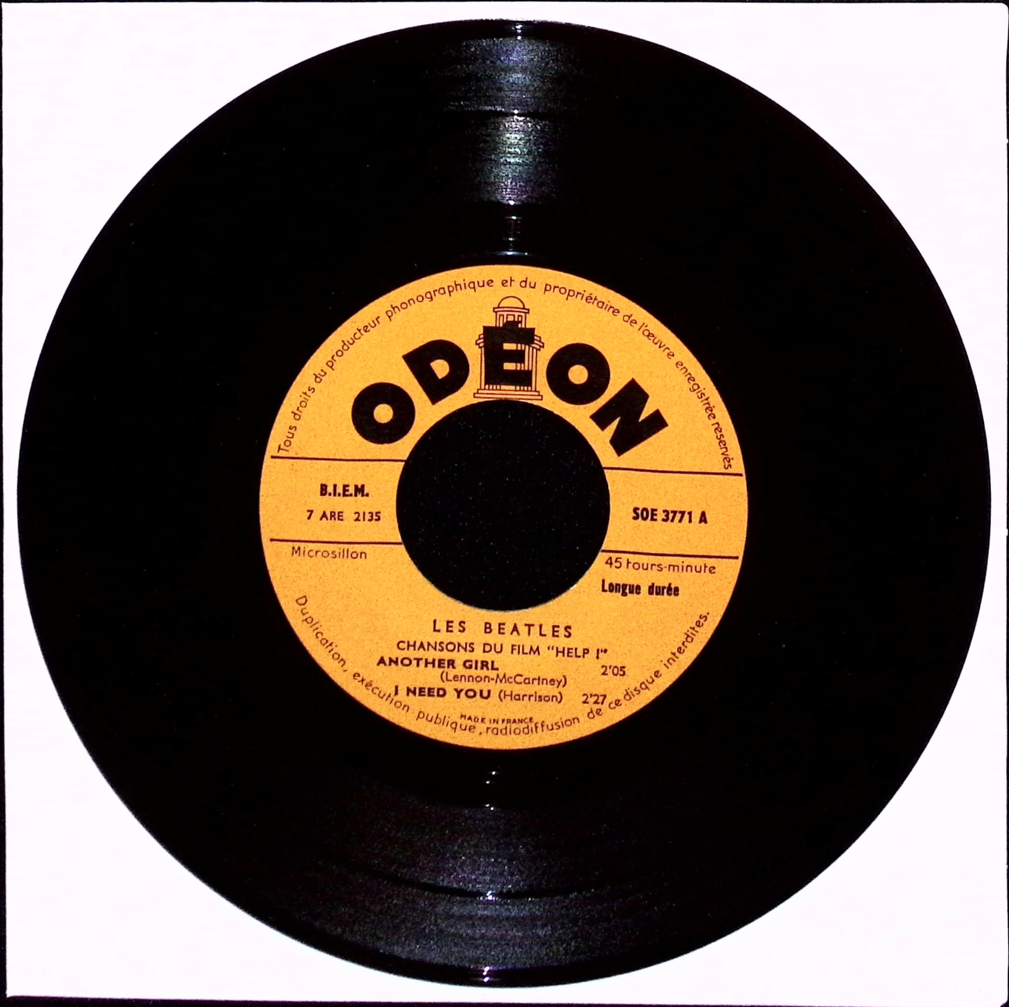 The Beatles - Chansons Du Film ''Help!'' (France)