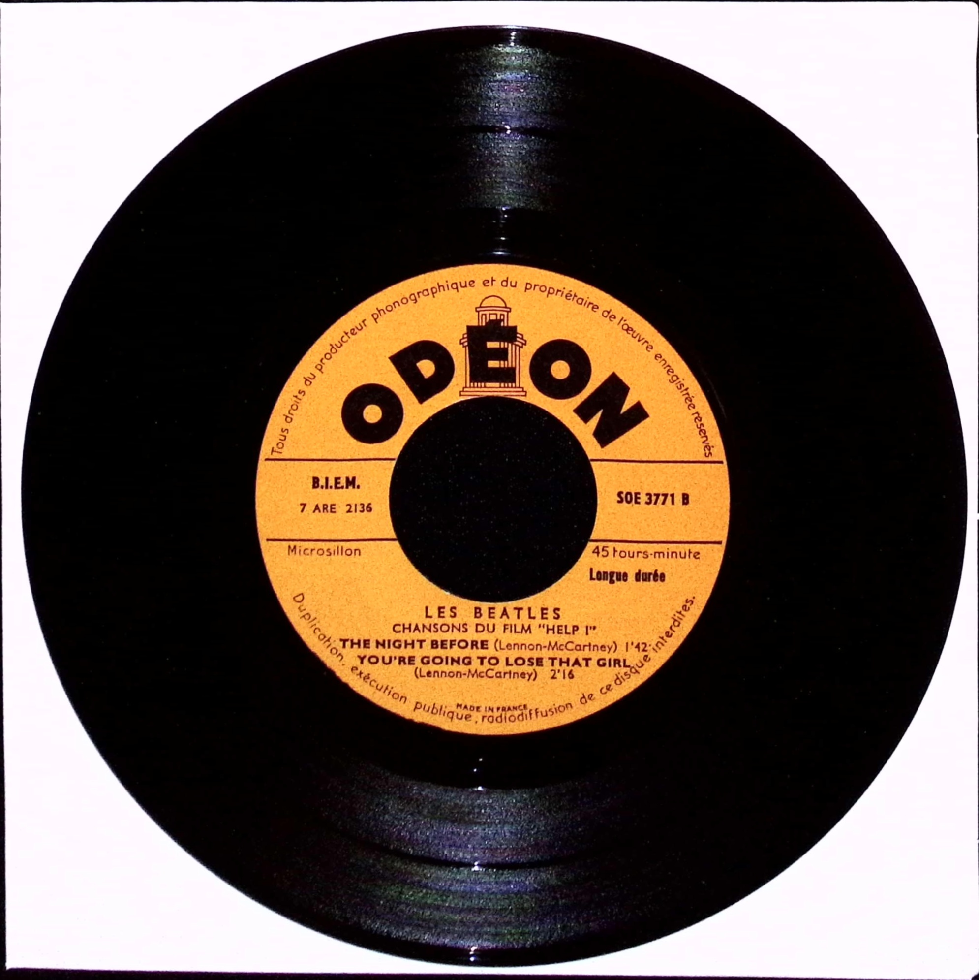 The Beatles - Chansons Du Film ''Help!'' (France)