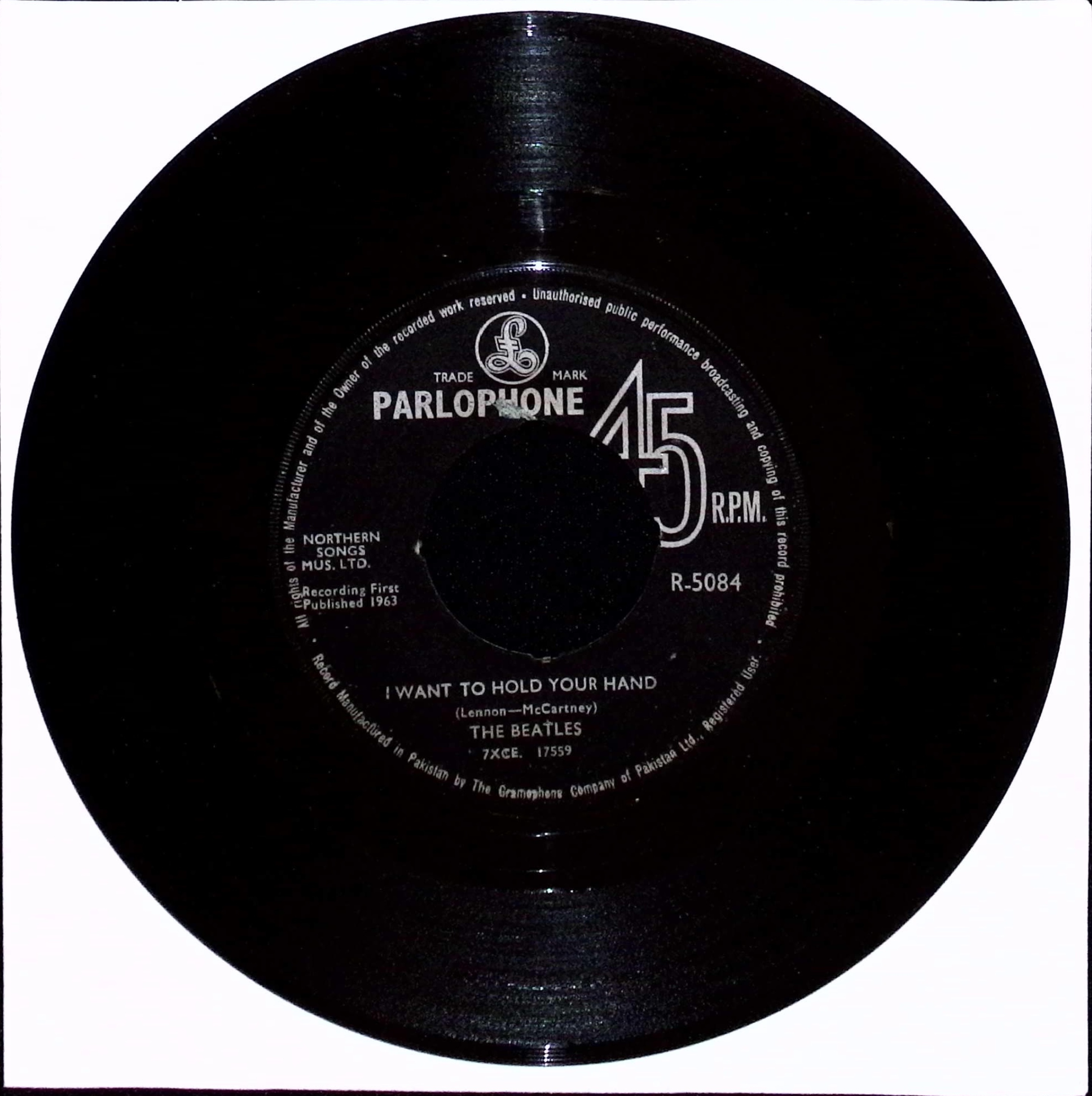 The Beatles - I Want To Hold Your Hand / This Boy (Pakistan)