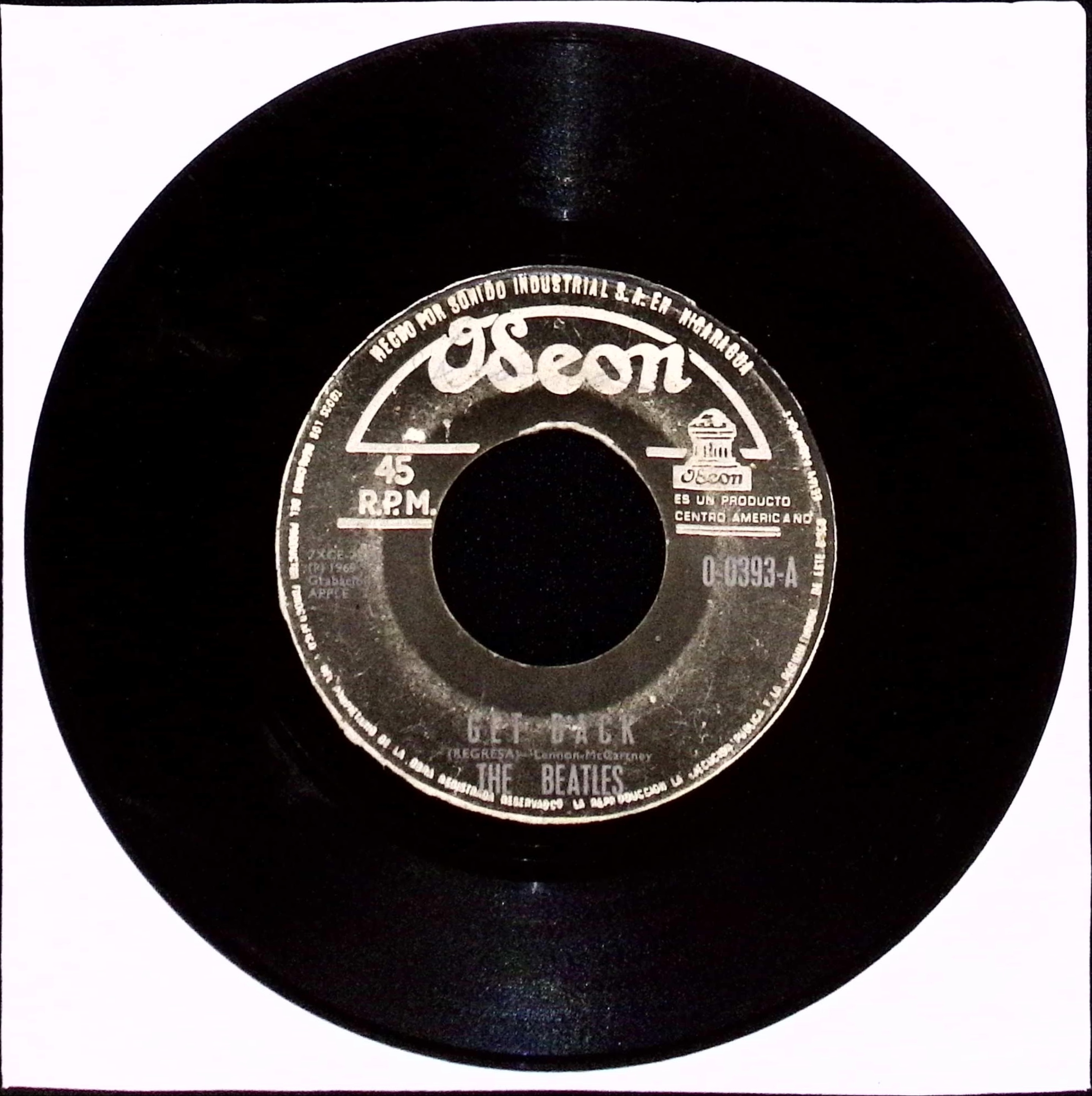 The Beatles - Get Back / Don't Let Me Down (Nicaragua)