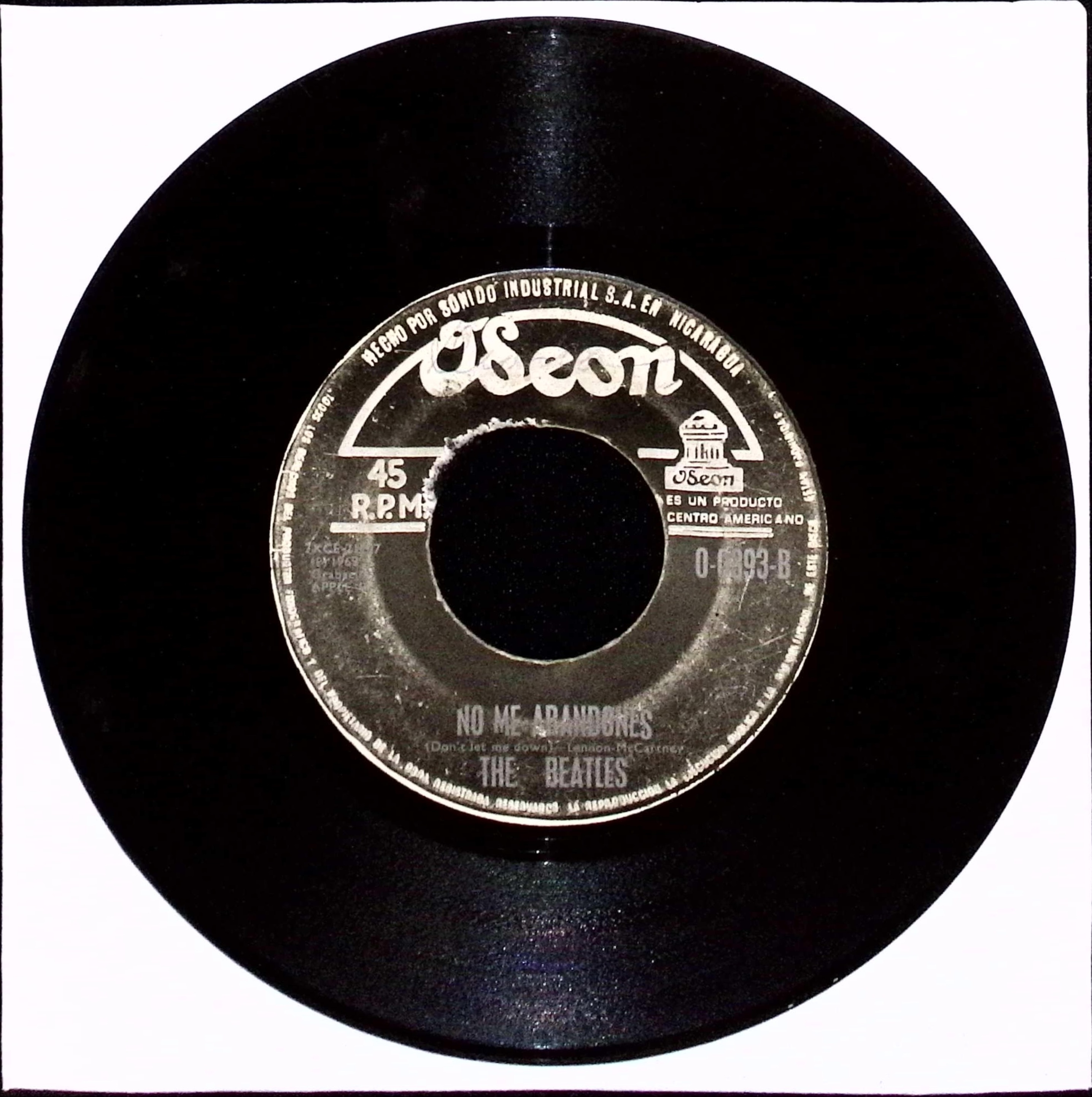 The Beatles - Get Back / Don't Let Me Down (Nicaragua)