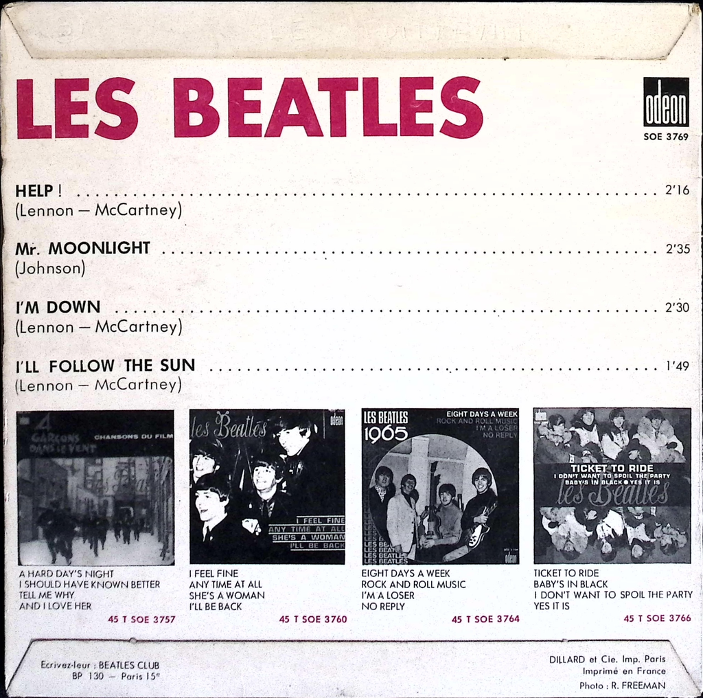 The Beatles - Help! (France)
