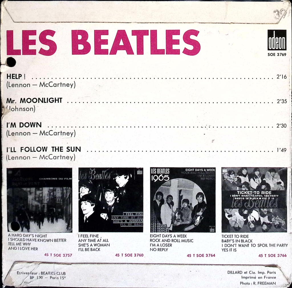 The Beatles - Help! (France)