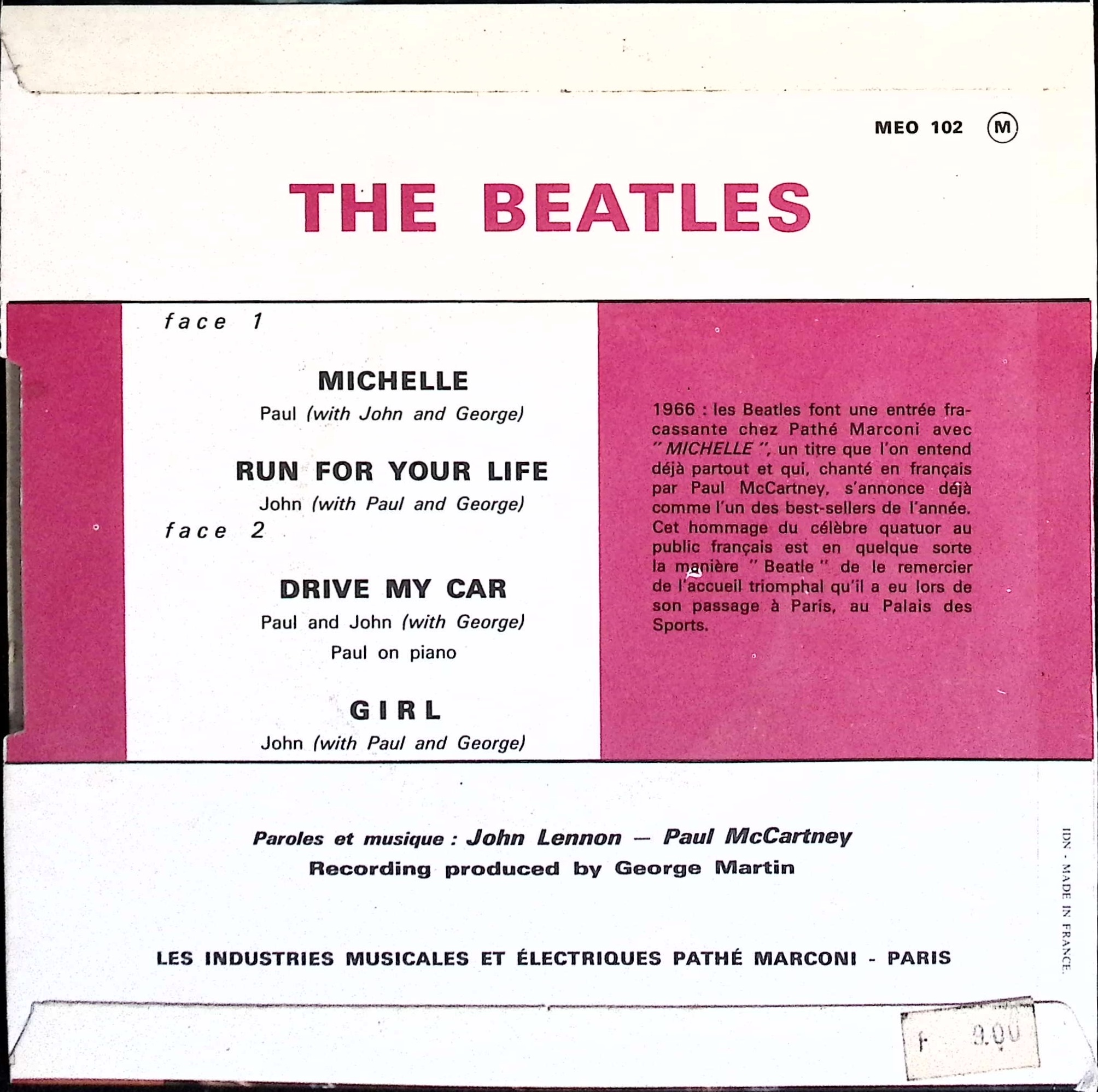 The Beatles - Michelle (France)