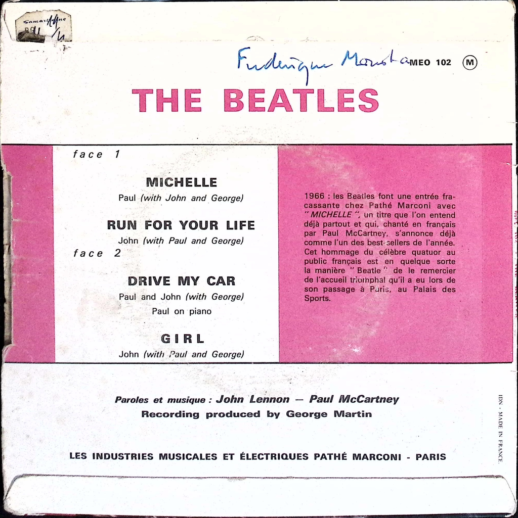 The Beatles - Michelle (France)