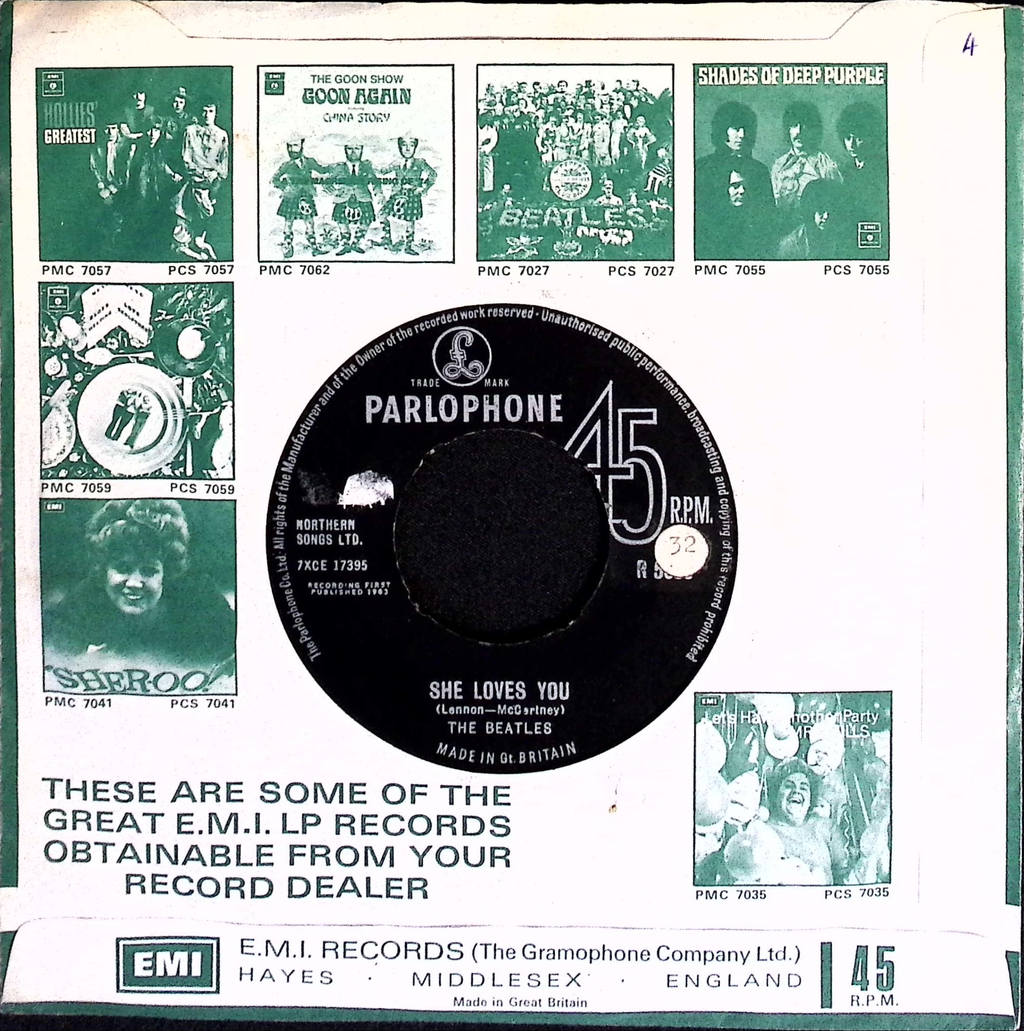 The Beatles - She Loves You (UK)