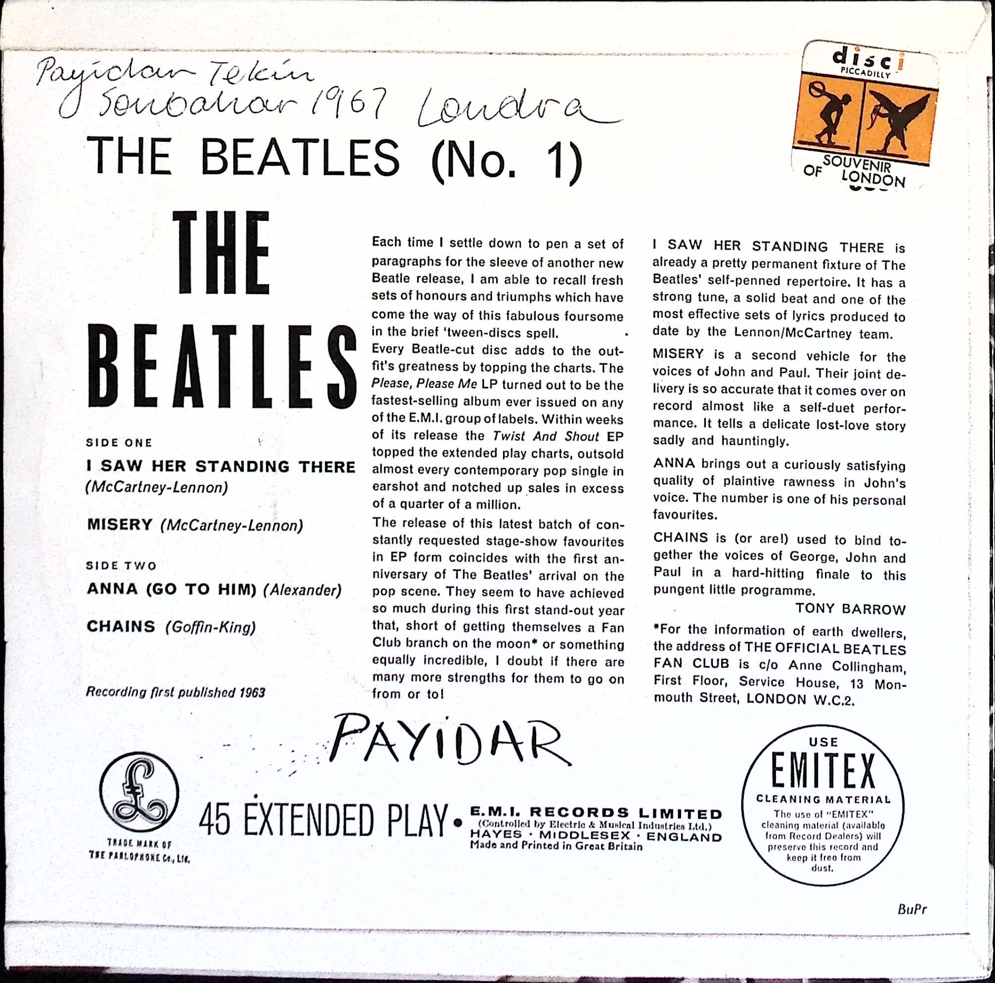 The Beatles - NO.1 (UK)