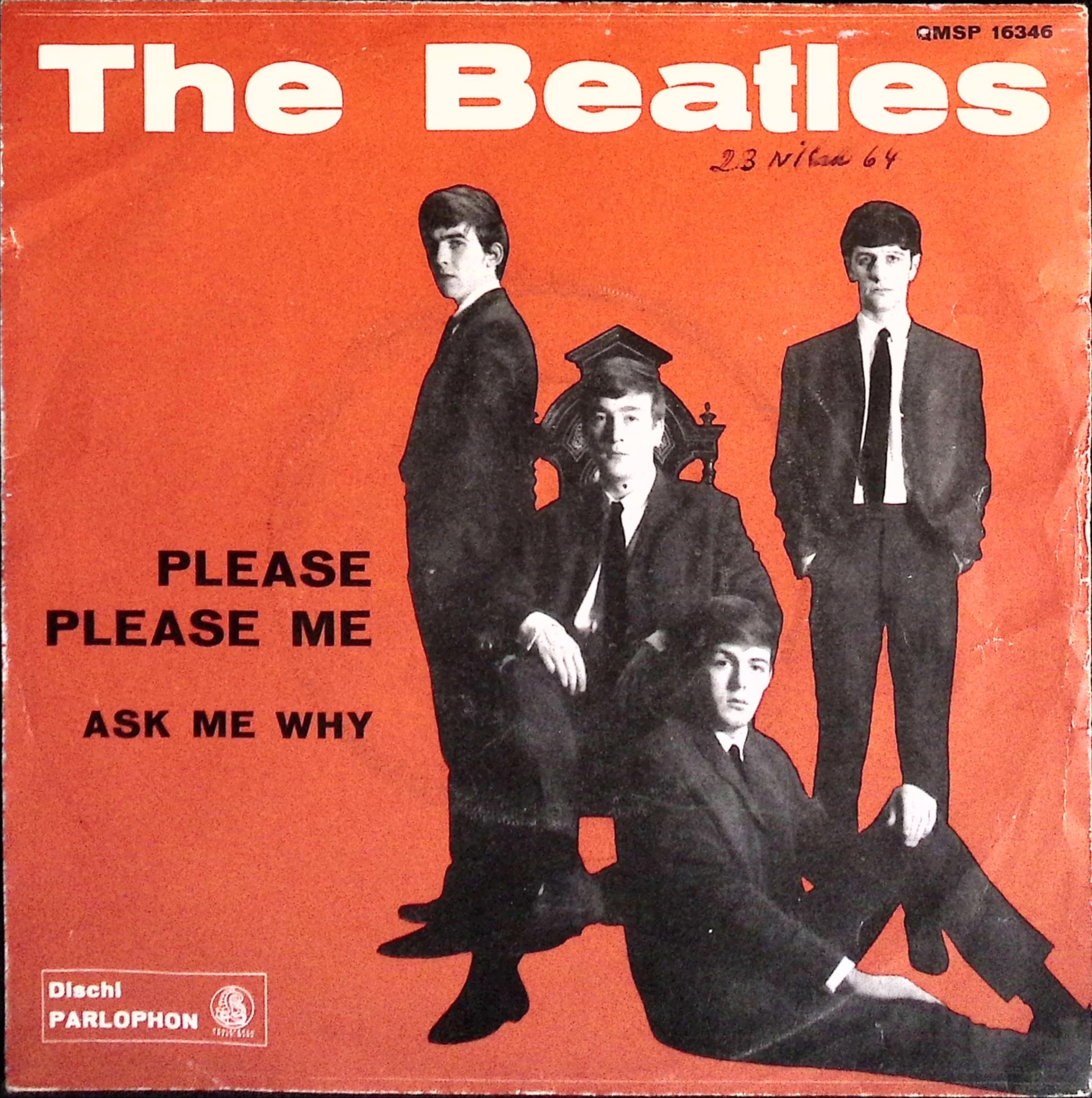 The Beatles - Please Please Me / Ask Me Why (Italy)