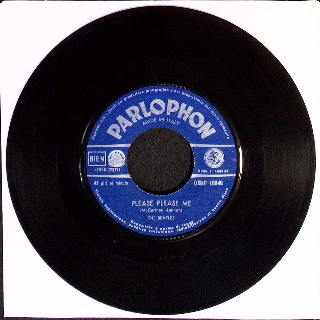 The Beatles - Please Please Me / Ask Me Why (Italy)