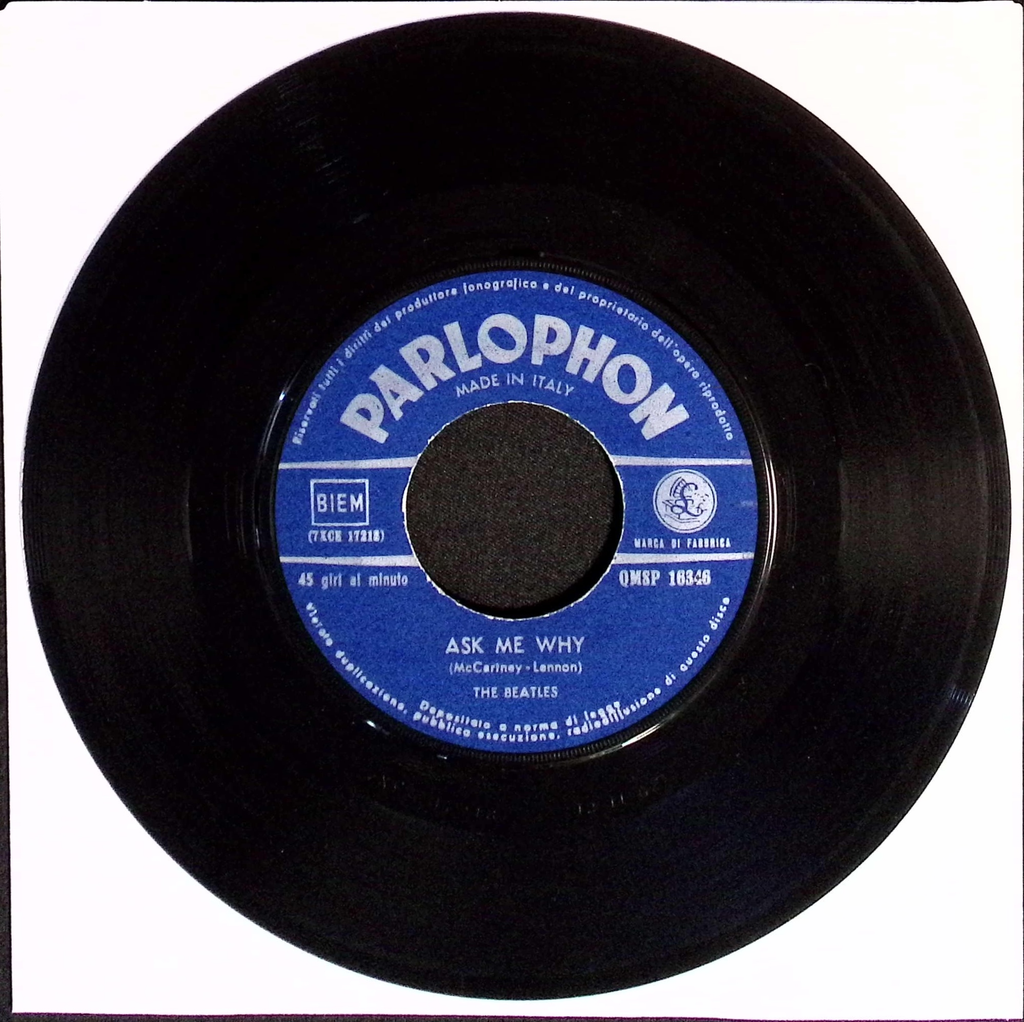 The Beatles - Please Please Me / Ask Me Why (Italy)