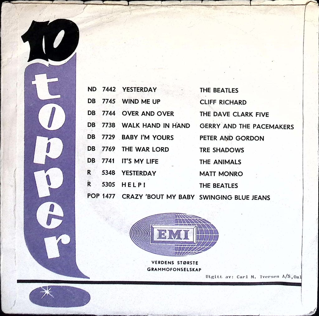 The Beatles - Michelle / Girl (Norway)