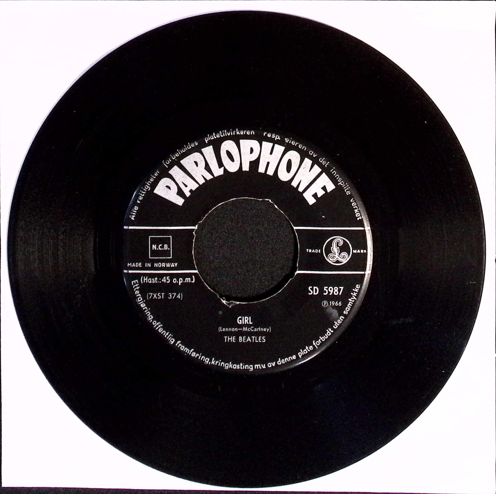 The Beatles - Michelle / Girl (Norway)