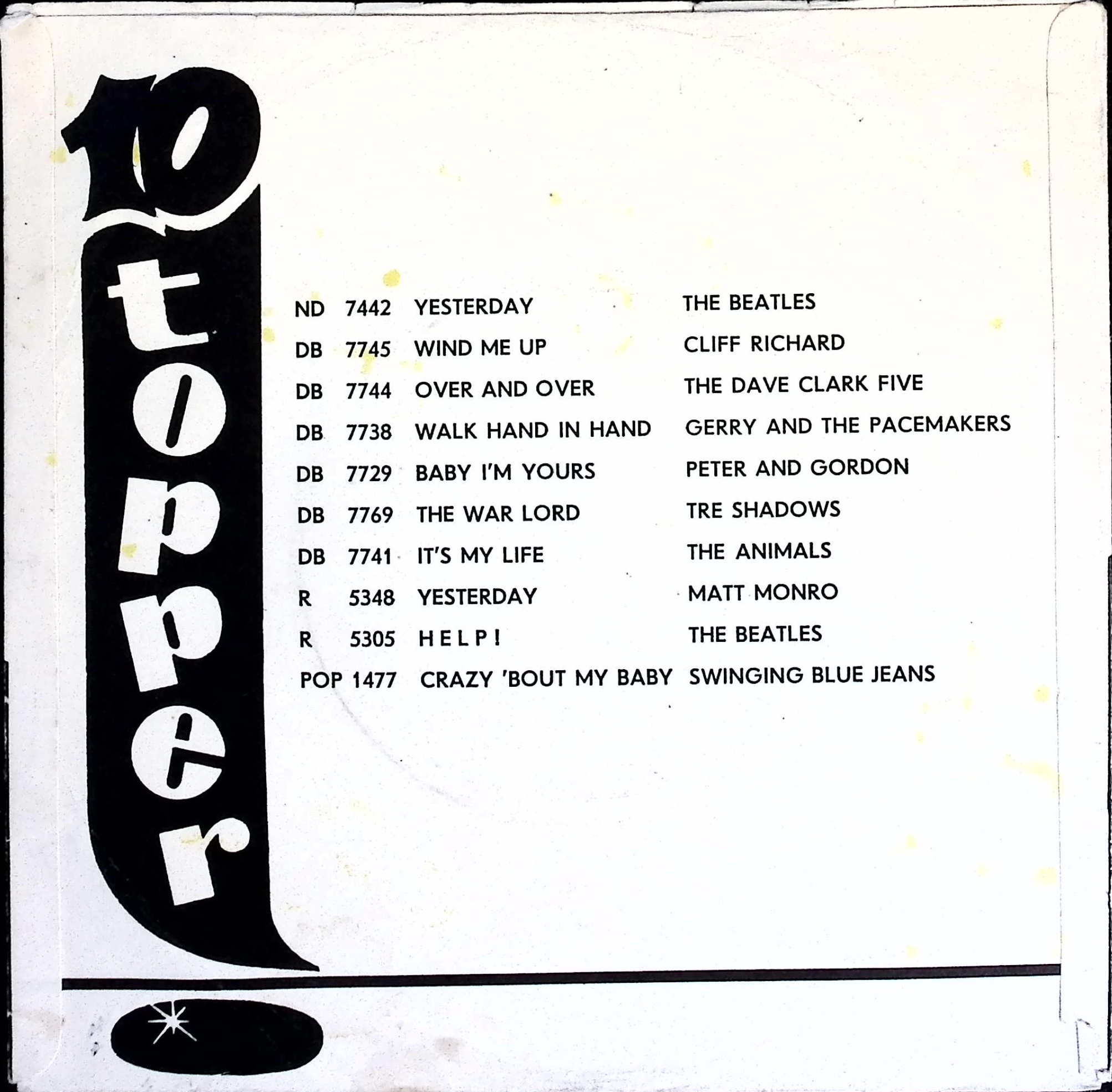 The Beatles - We Can Work It Out / Day Tripper (Norway)