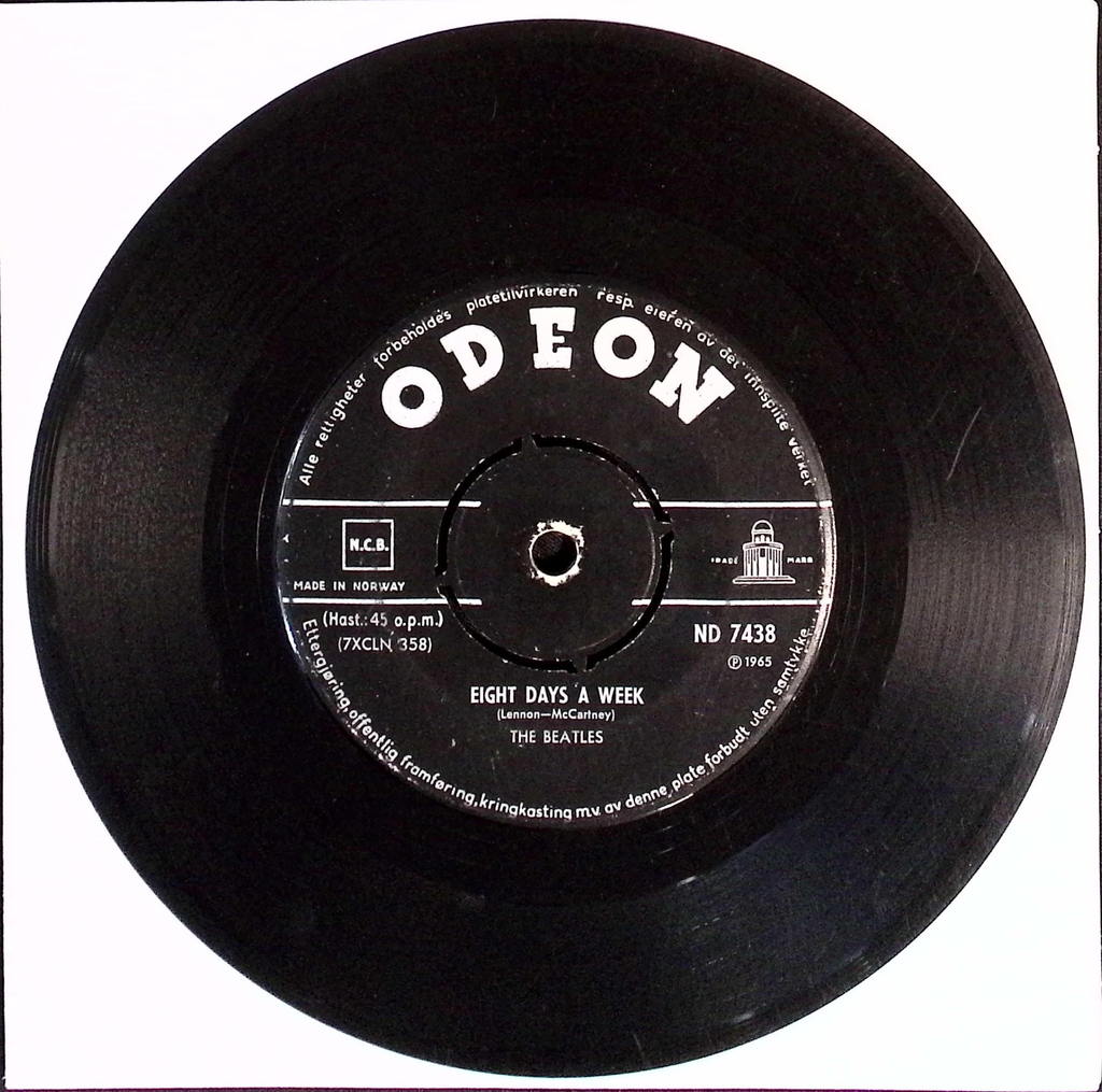 The Beatles - Eight Days A Week / Rock And Roll Music (Norway)