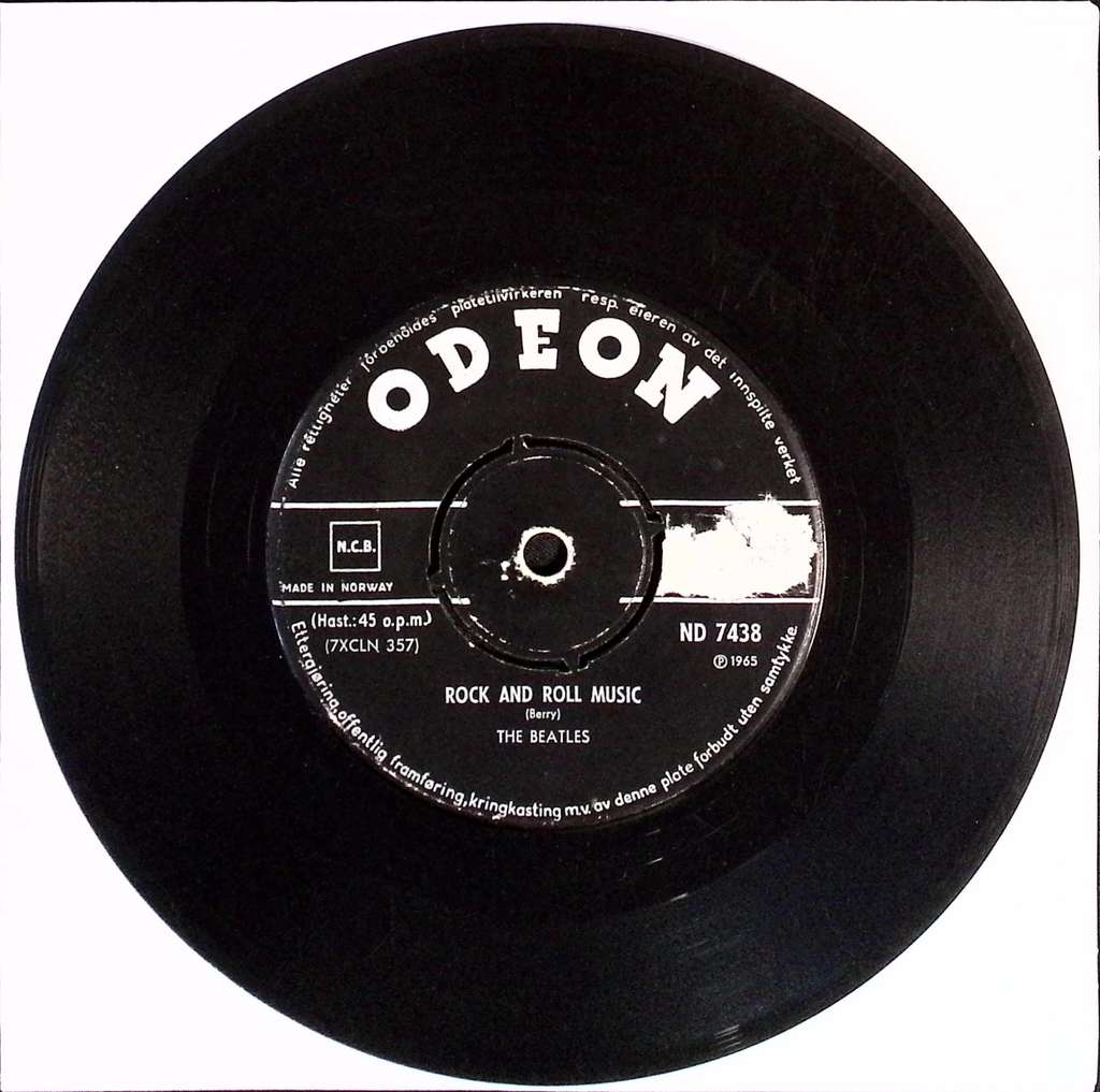The Beatles - Eight Days A Week / Rock And Roll Music (Norway)
