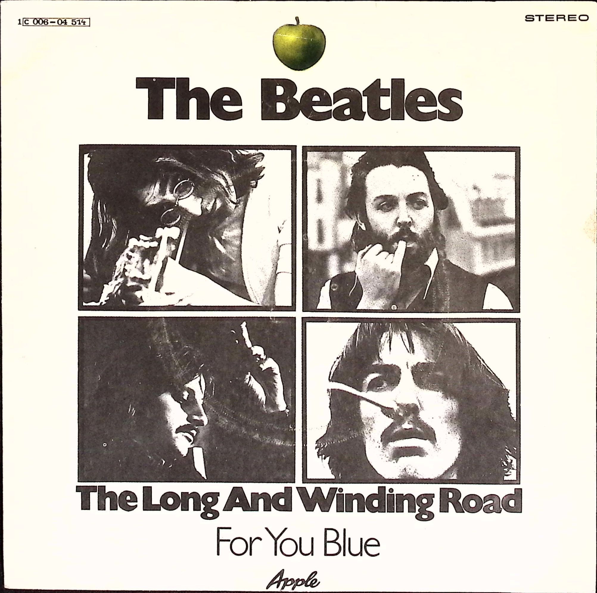 The Beatles - The Long And Winding Road / For You Blue (Germany)