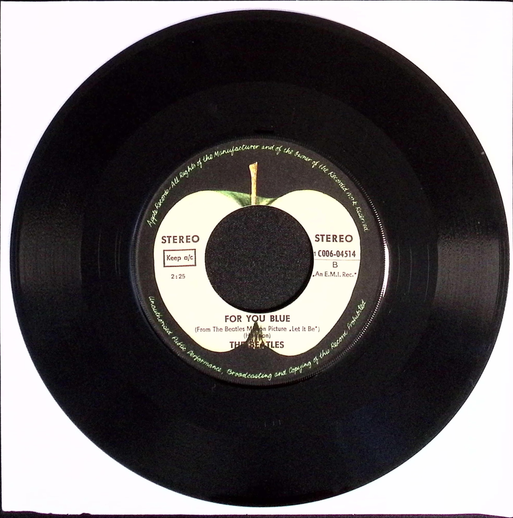 The Beatles - The Long And Winding Road / For You Blue (Germany)