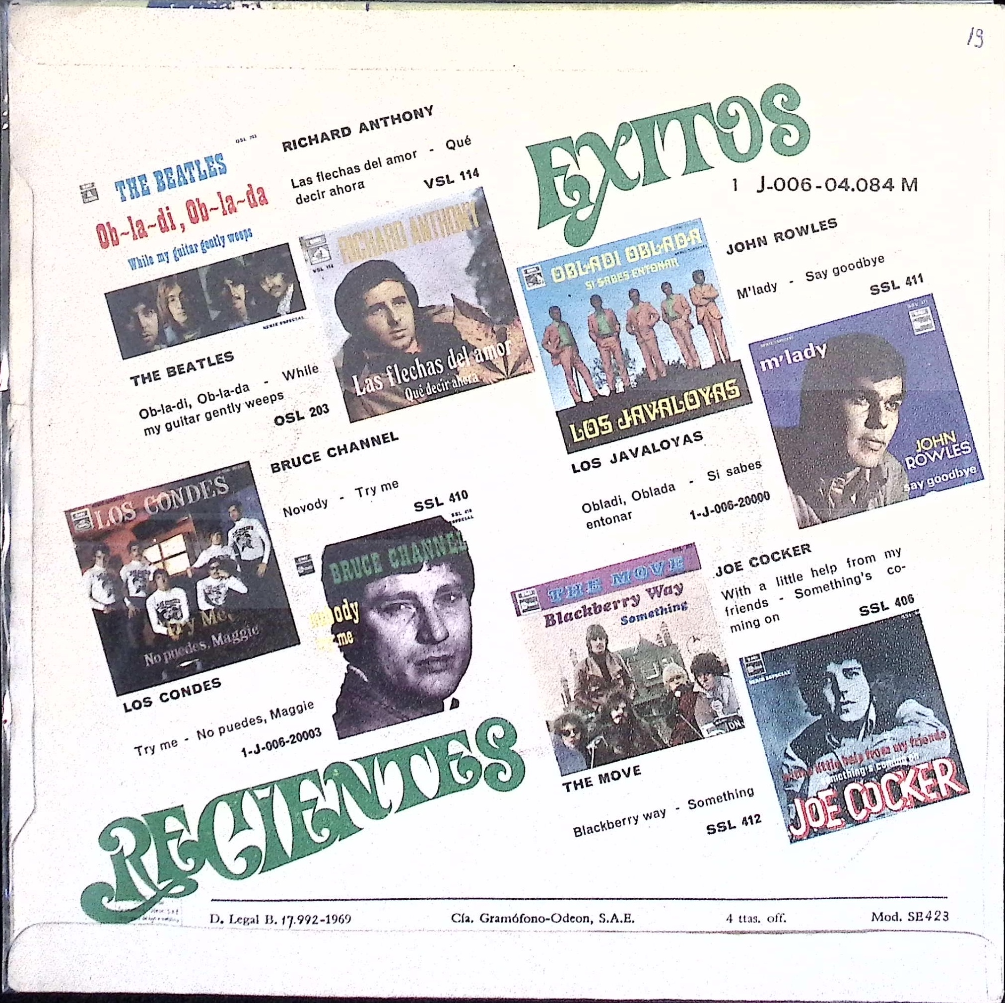 The Beatles - Get Back / Don't Let Me Down (Spain)