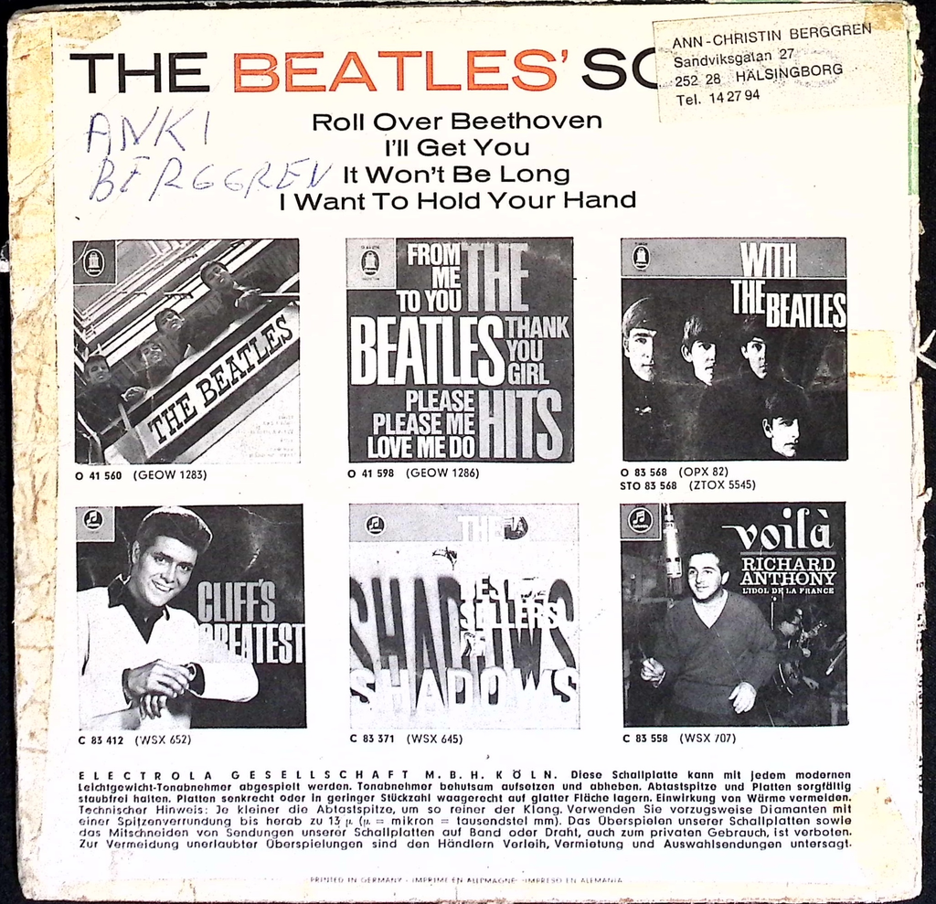 The Beatles - The Beatles Sound (Germany)