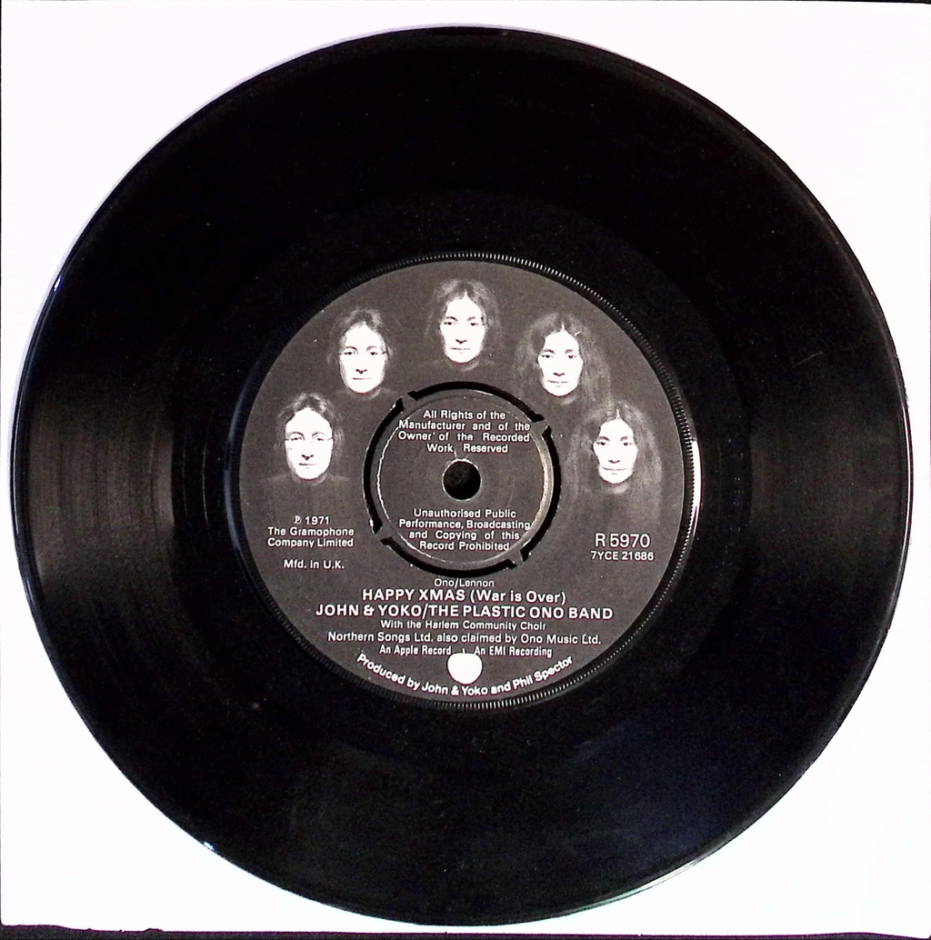 John Lennon - Happy Xmas (War Is Over) / Listen The Snow Is Falling (UK)