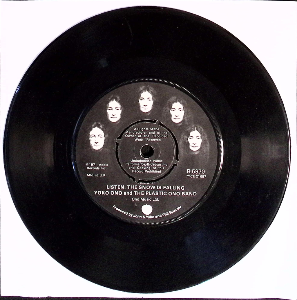 John Lennon - Happy Xmas (War Is Over) / Listen The Snow Is Falling (UK)