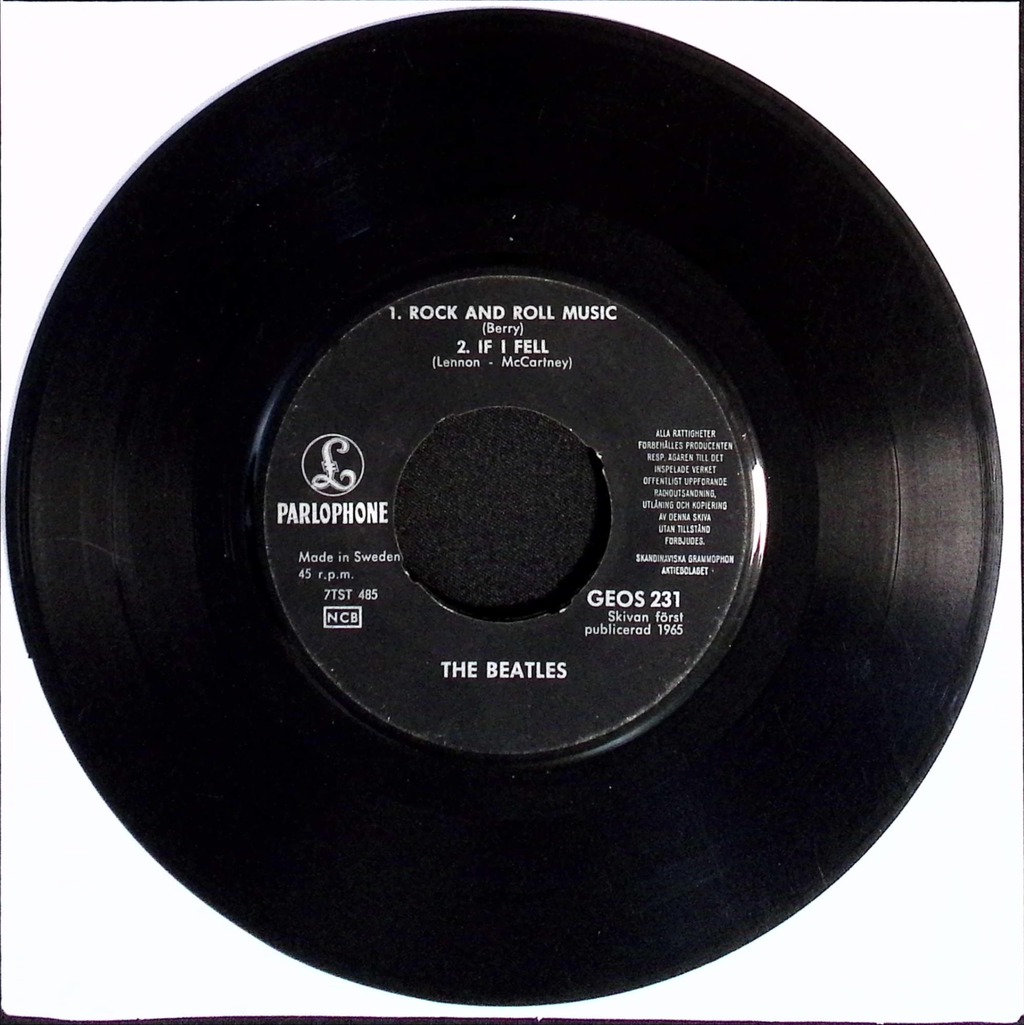 The Beatles - Rock And Roll Music (Sweden)