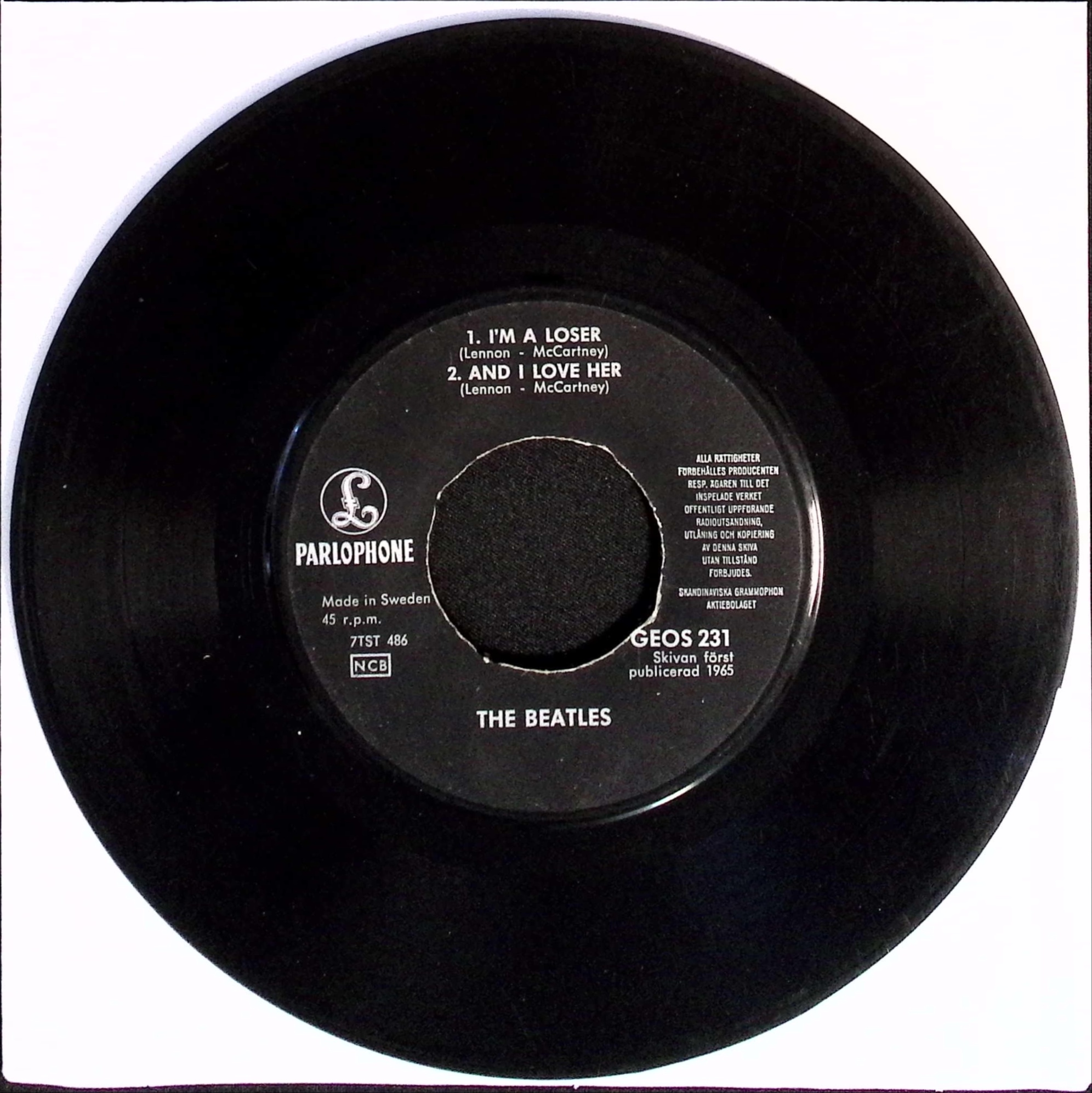 The Beatles - Rock And Roll Music (Sweden)