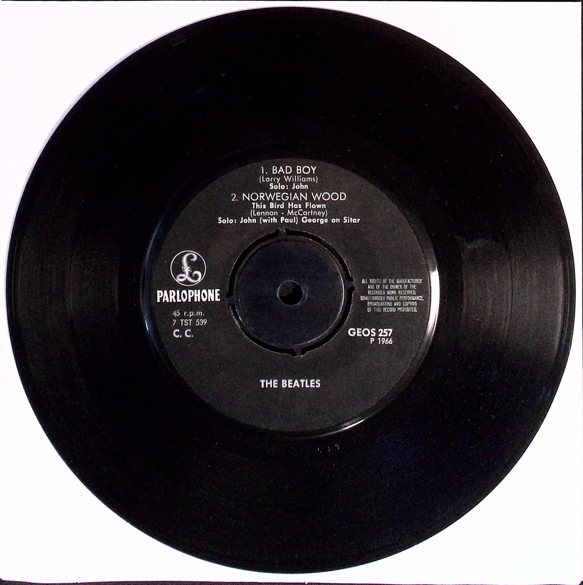 The Beatles - Bad Boy (Sweden)