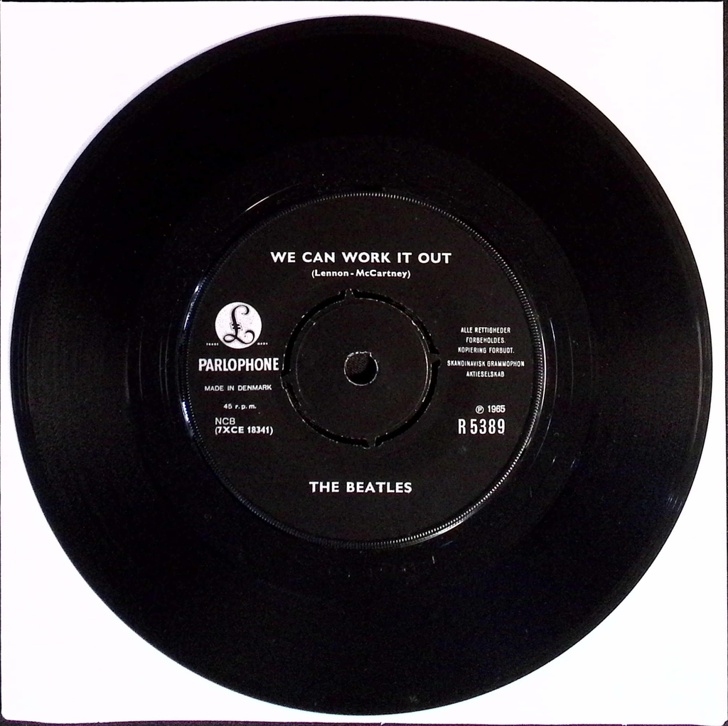The Beatles - We Can Work It Out / Day Tripper (Denmark)