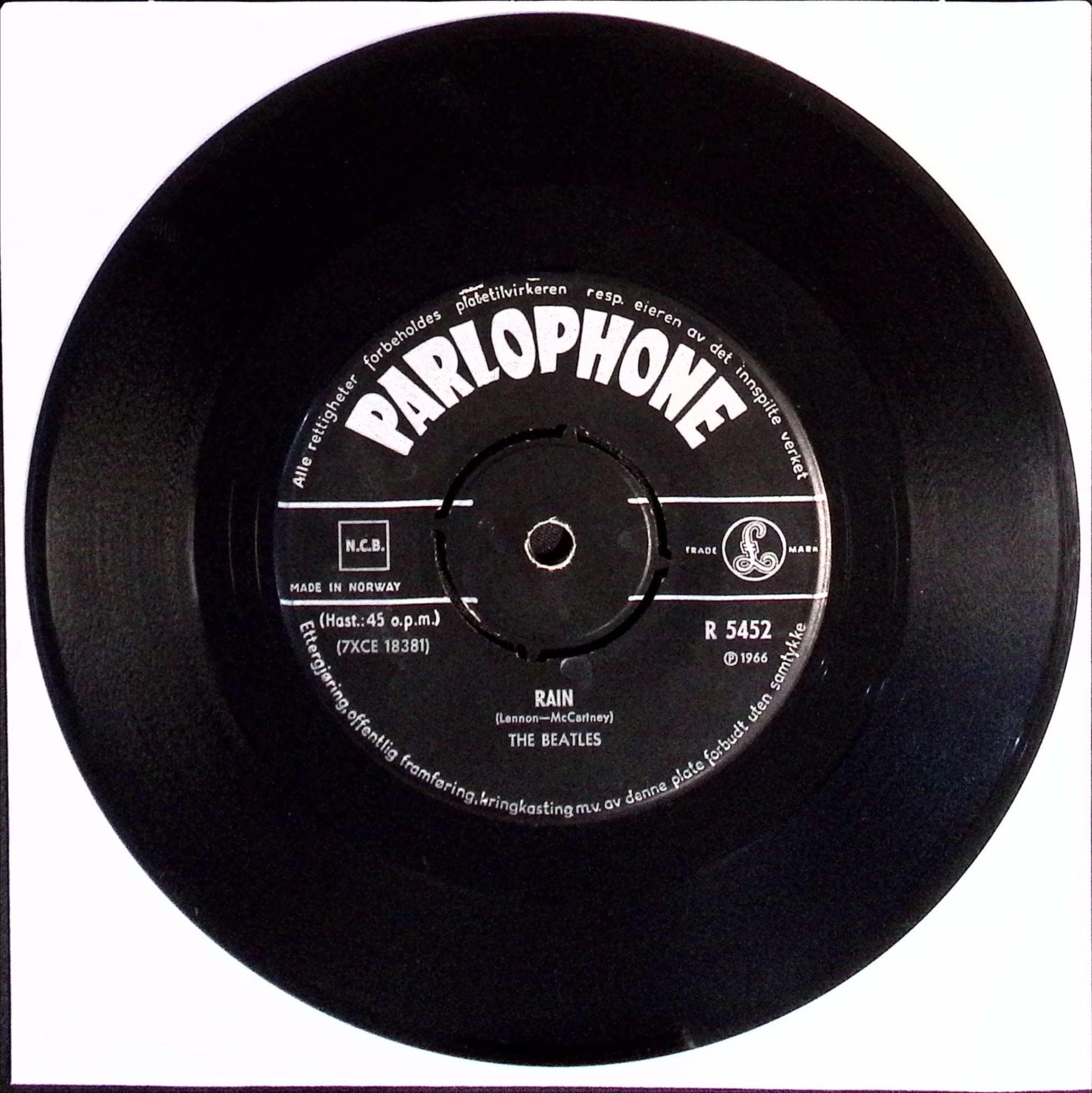 The Beatles - Paperback Writer (Norway)