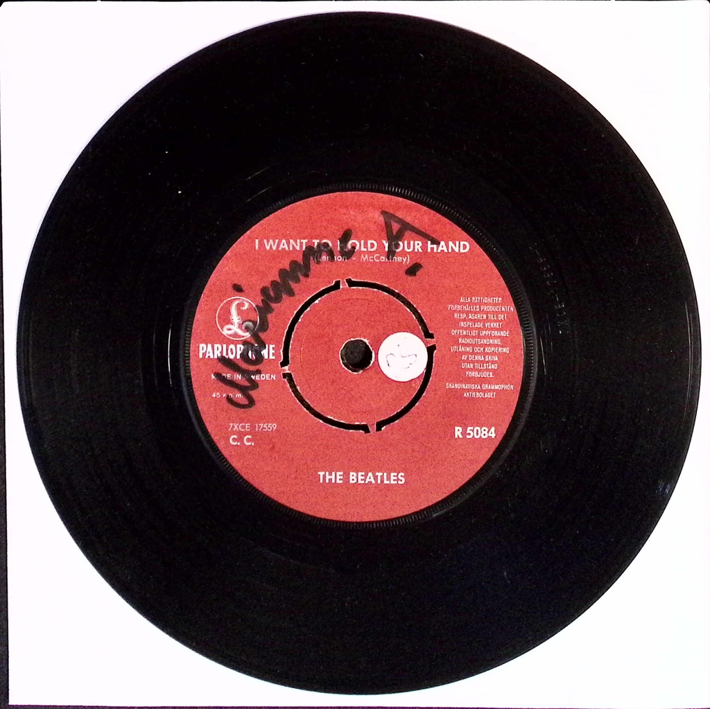 The Beatles - I Want To Hold Your Hand / This Boy (Sweden)