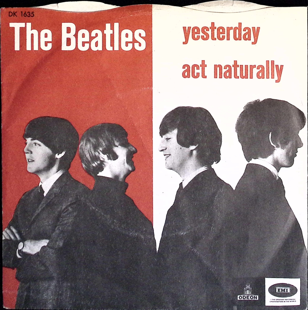 The Beatles - Yesterday / Act Naturally (Denmark)