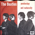 The Beatles - Yesterday / Act Naturally (Denmark)