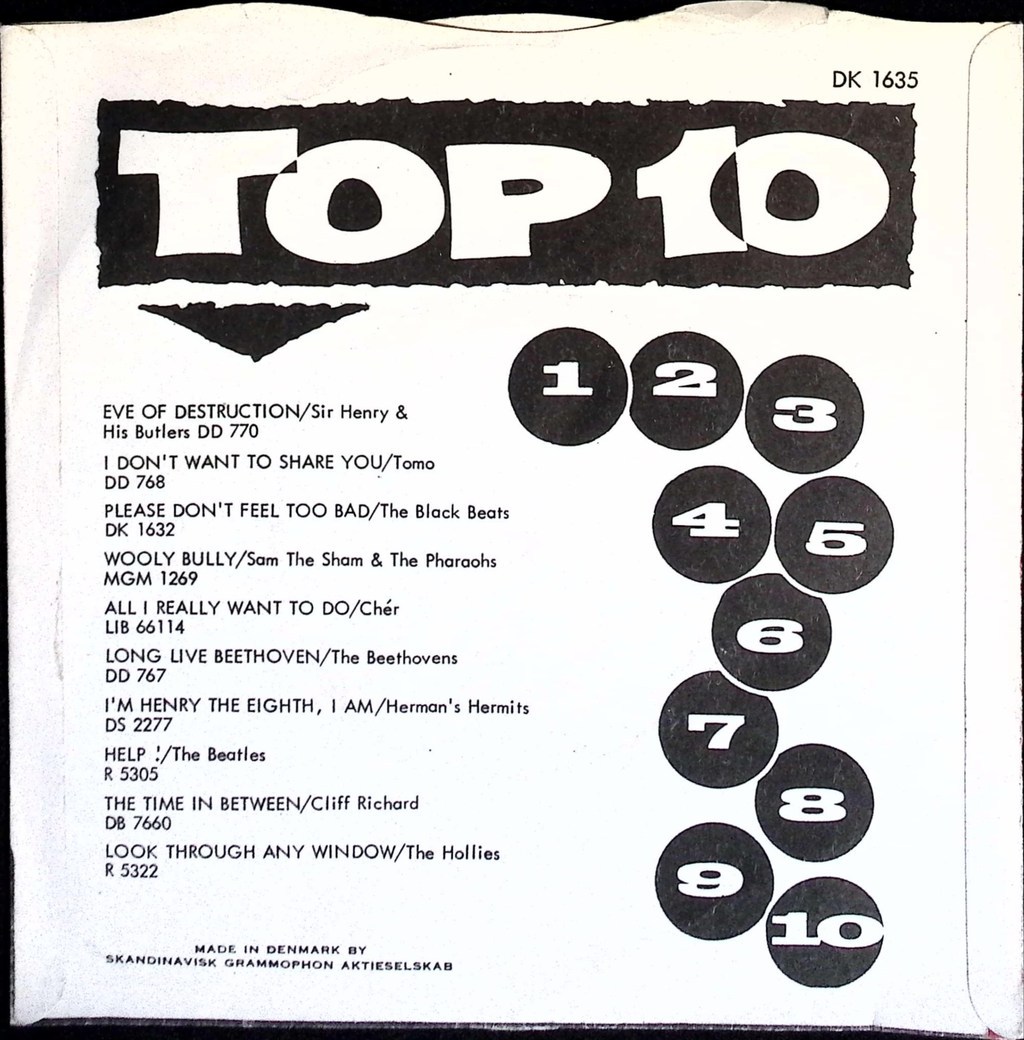 The Beatles - Yesterday / Act Naturally (Denmark)