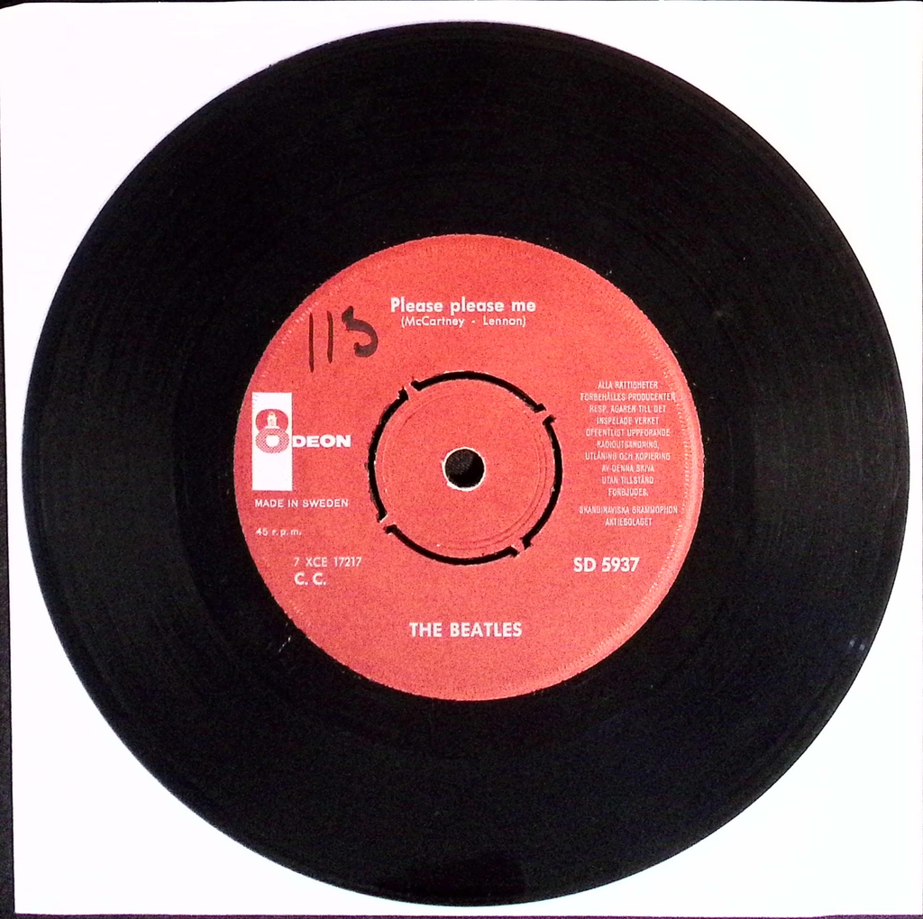 The Beatles - Please Please Me / Love Me Do (Sweden)