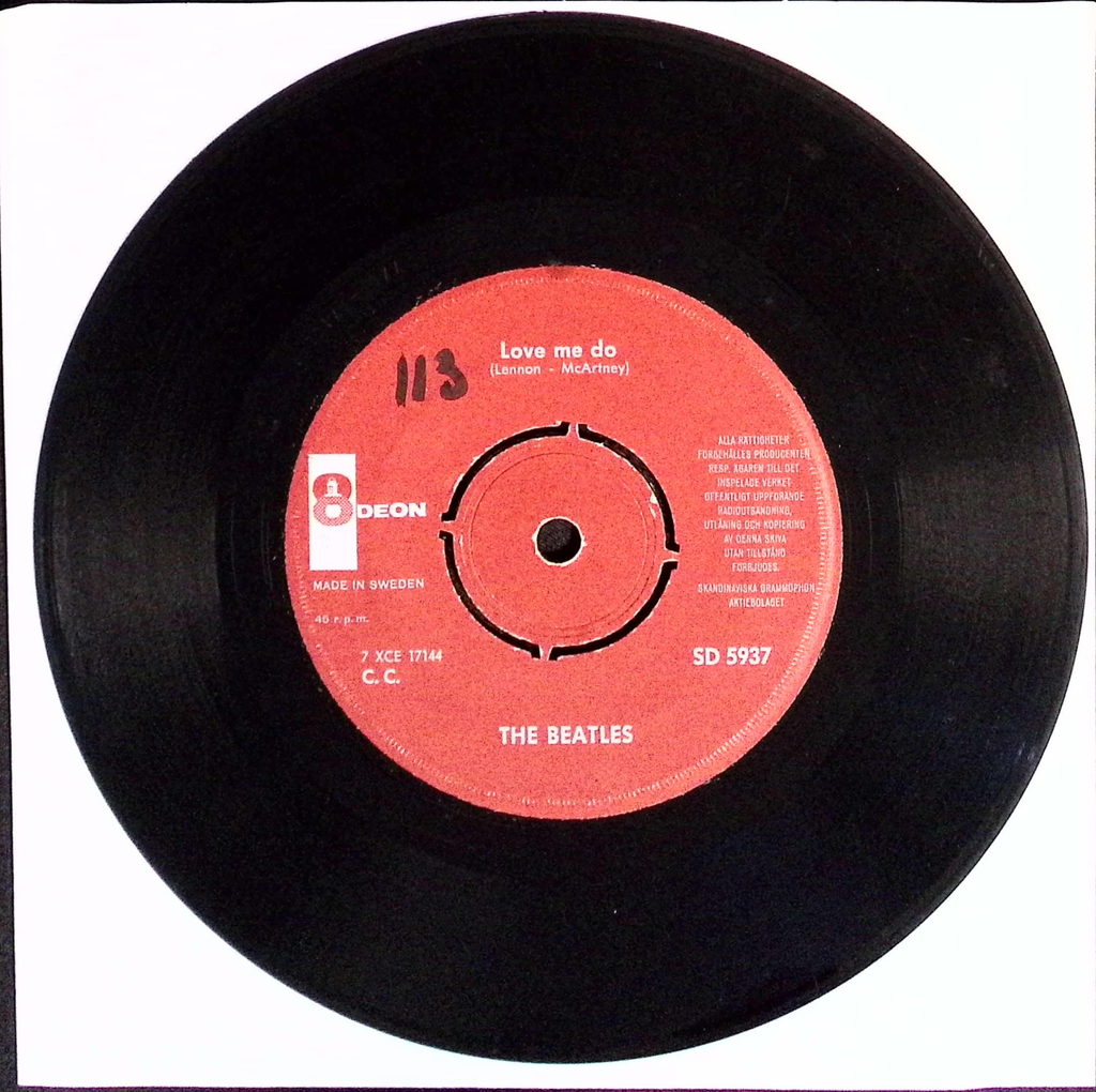 The Beatles - Please Please Me / Love Me Do (Sweden)
