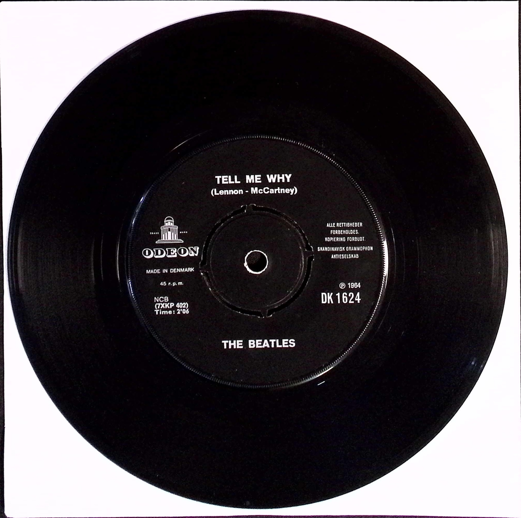 The Beatles - I Should Have Known Better / Tell Me Why (Denmark)