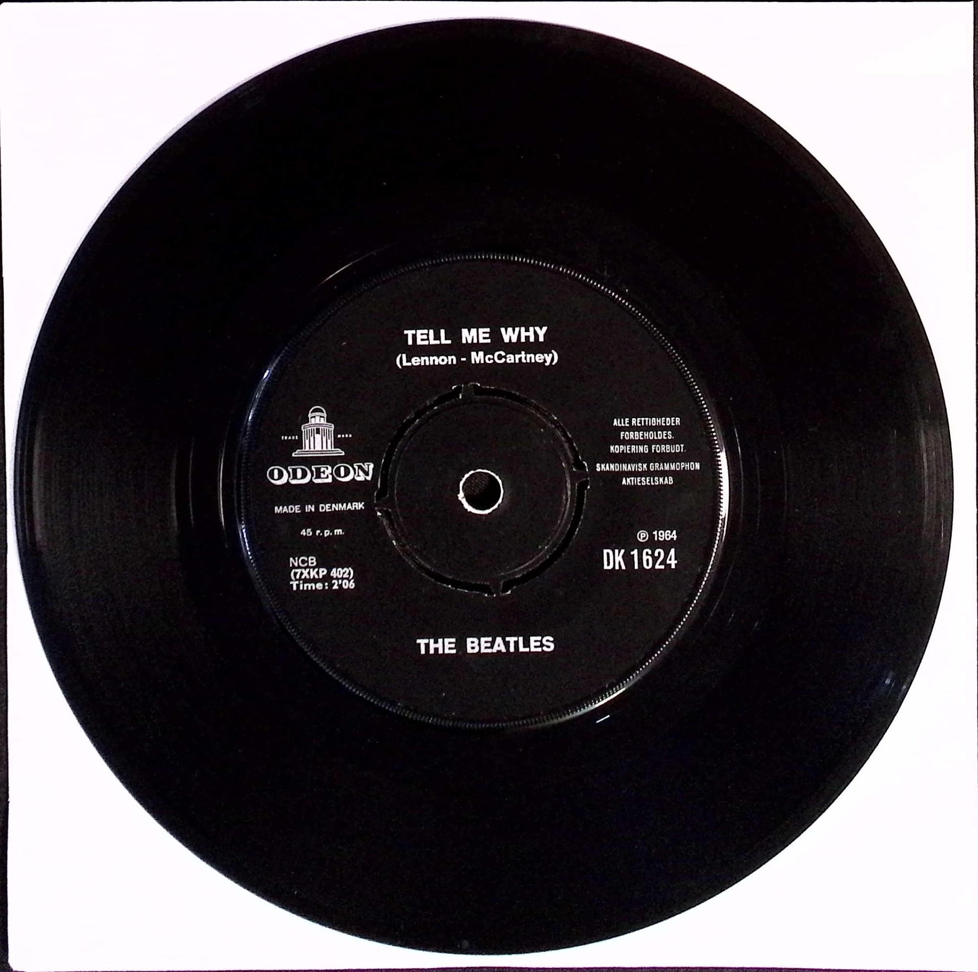 The Beatles - I Should Have Known Better / Tell Me Why (Denmark)