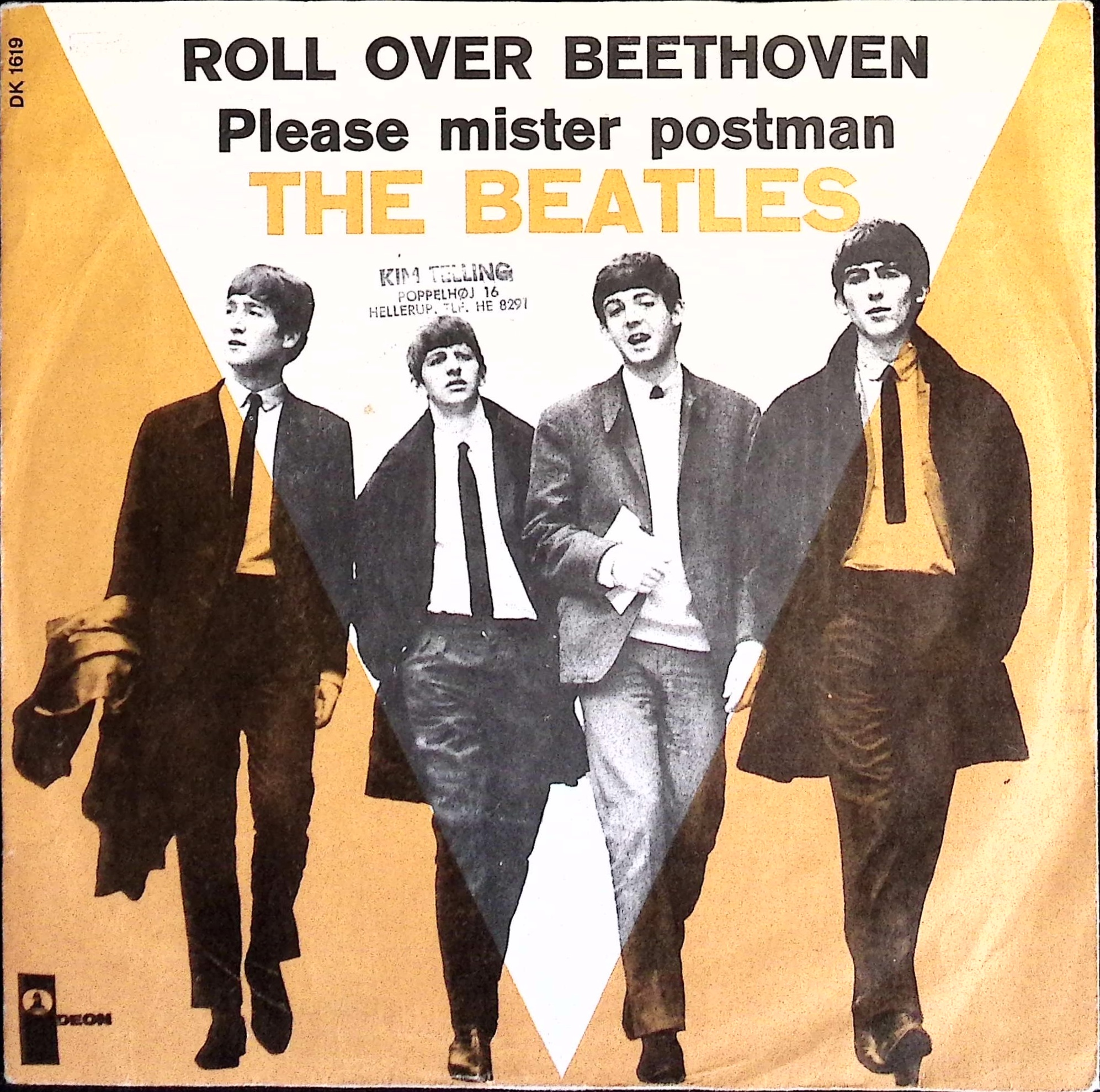 The Beatles - Roll Over Beethoven / Please Mister Postman (Denmark)