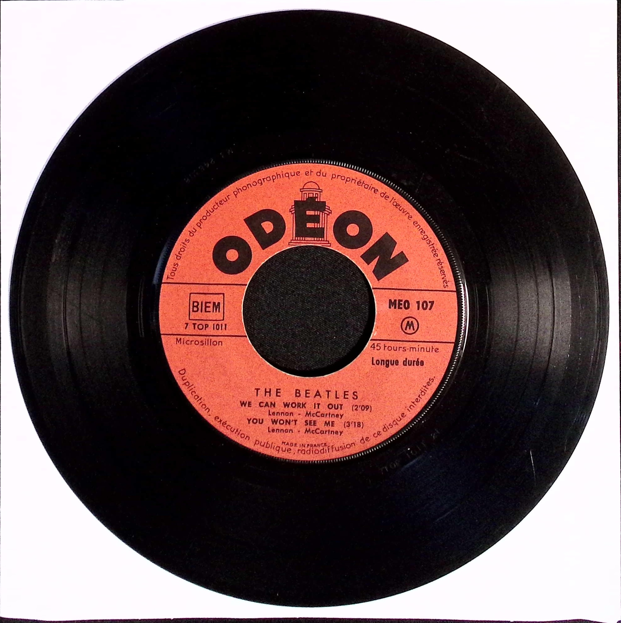 The Beatles - We Can Work It Out (France)