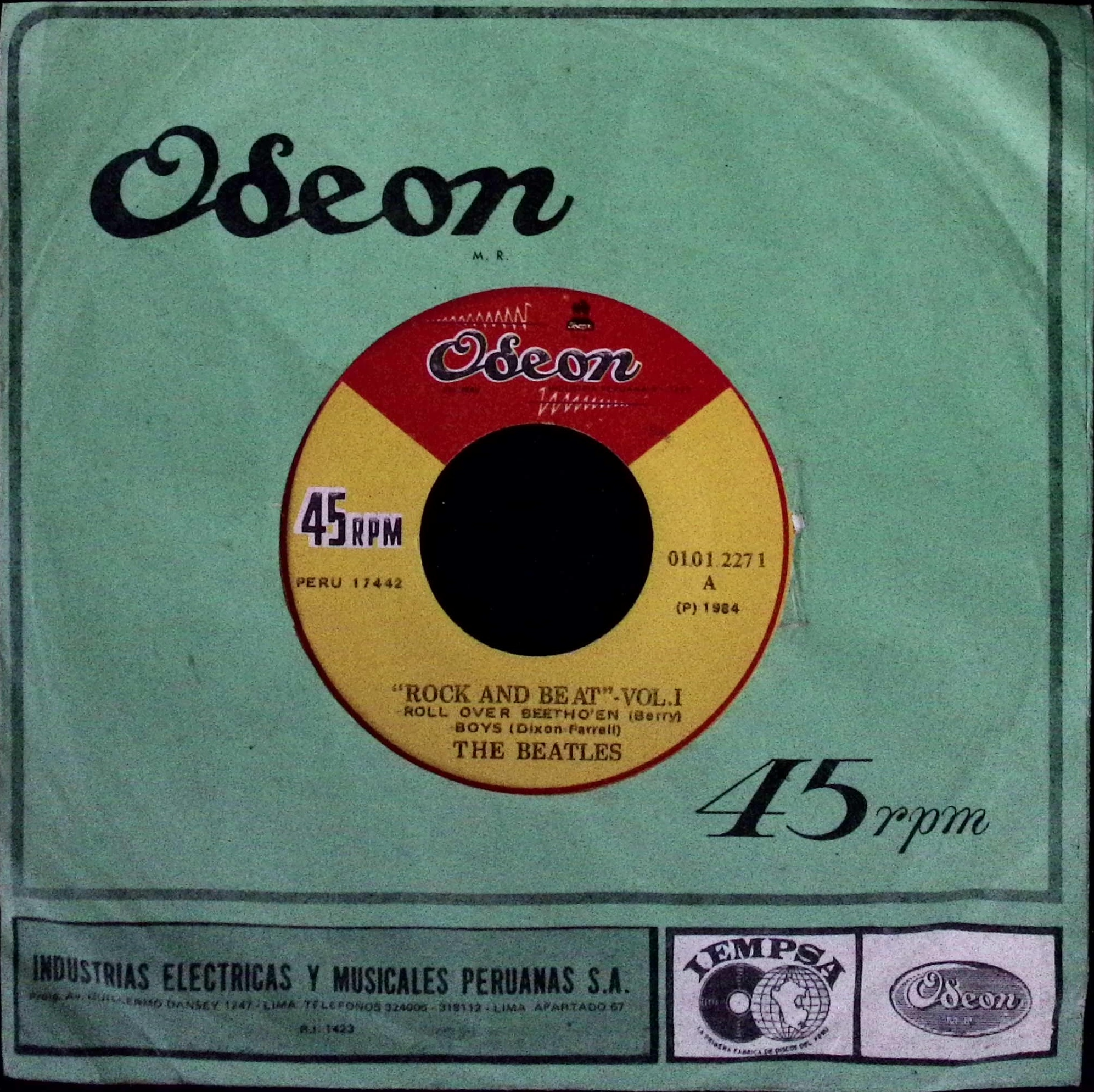 The Beatles - "Rock and Beat" Vol.1 (Peru)