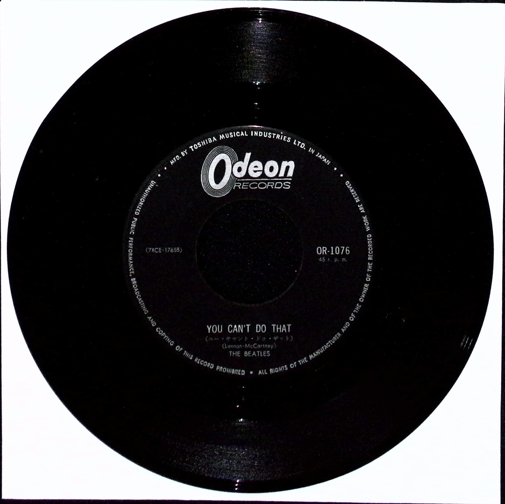 The Beatles - Can't Buy Me Love / You Can't Do That (Japan)