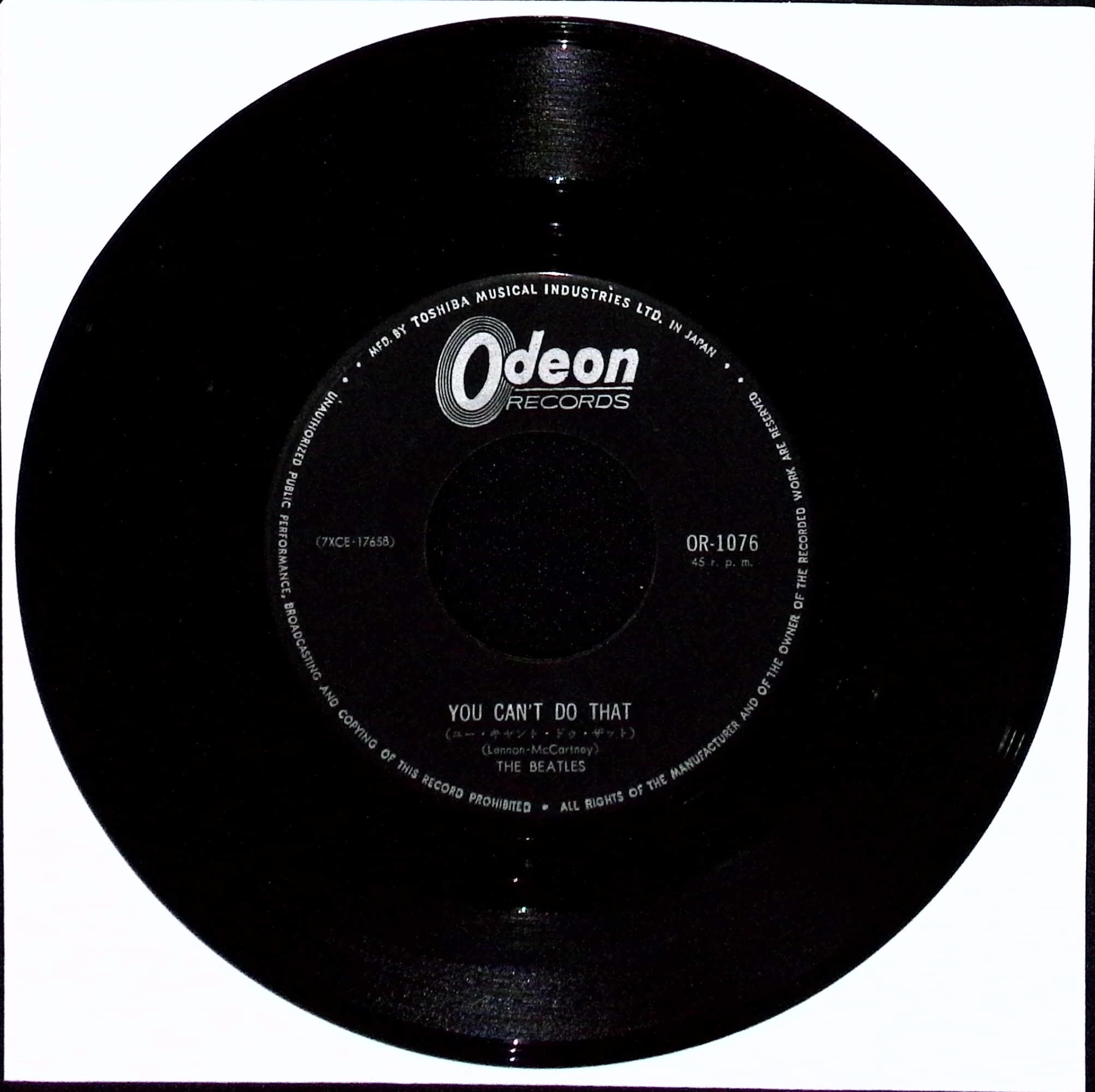 The Beatles - Can't Buy Me Love / You Can't Do That (Japan)