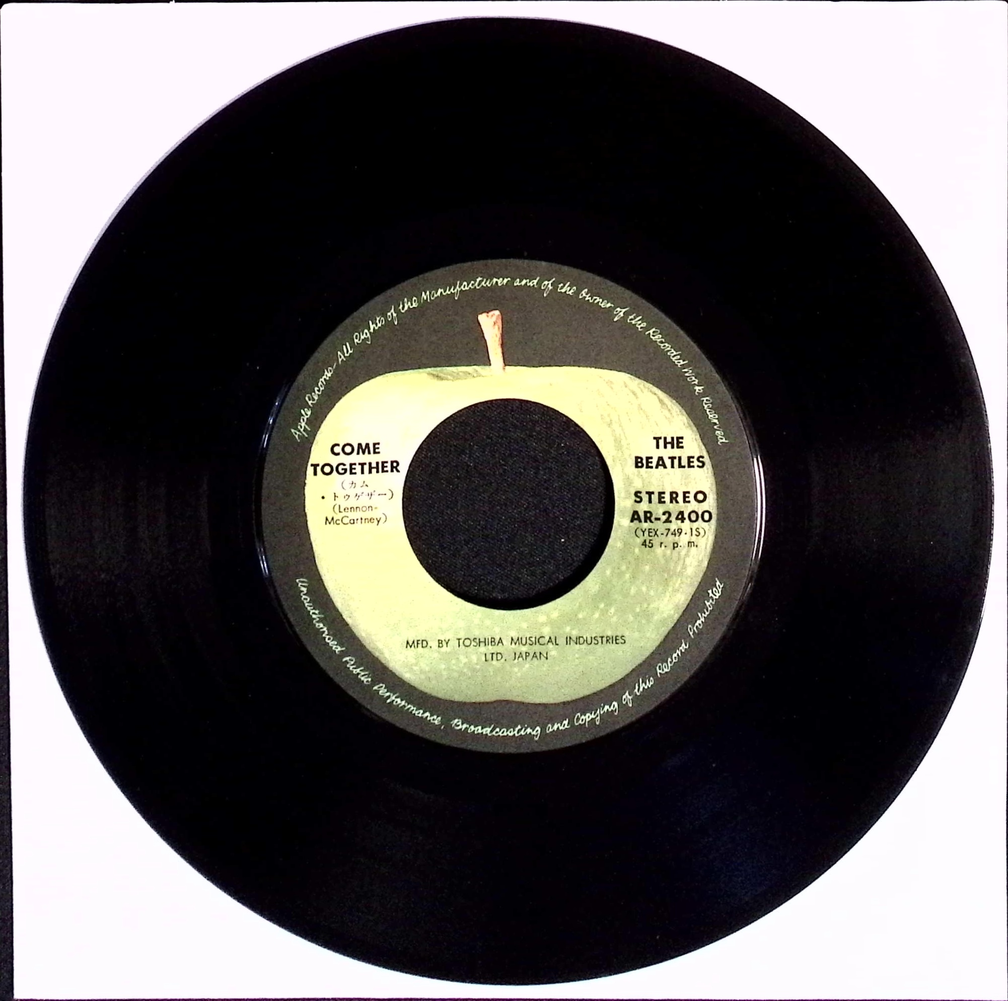 The Beatles - Come Together / Something (Japan)