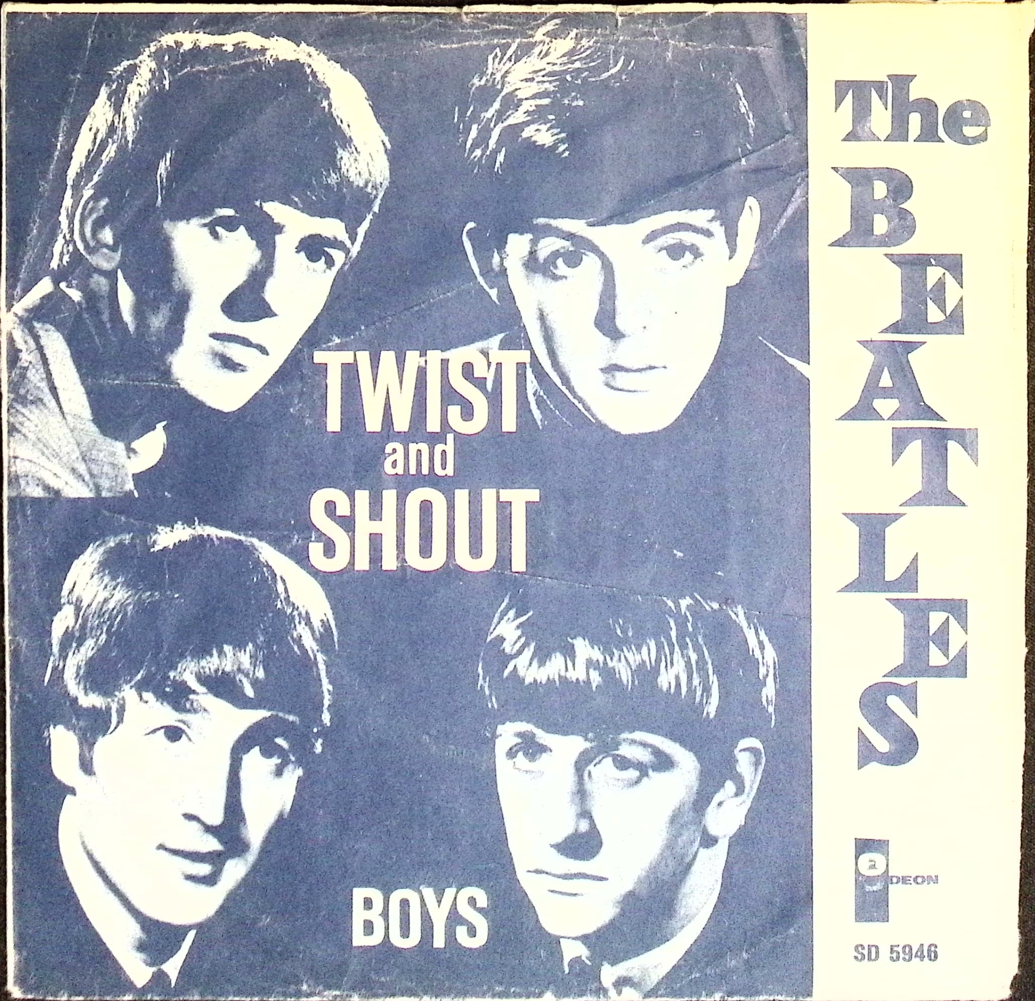 The Beatles - Twist And Shout / Boys (Denmark)