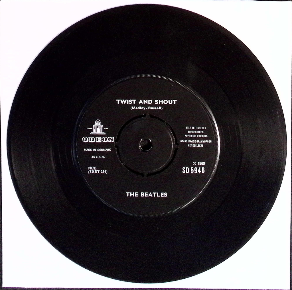The Beatles - Twist And Shout / Boys (Denmark)