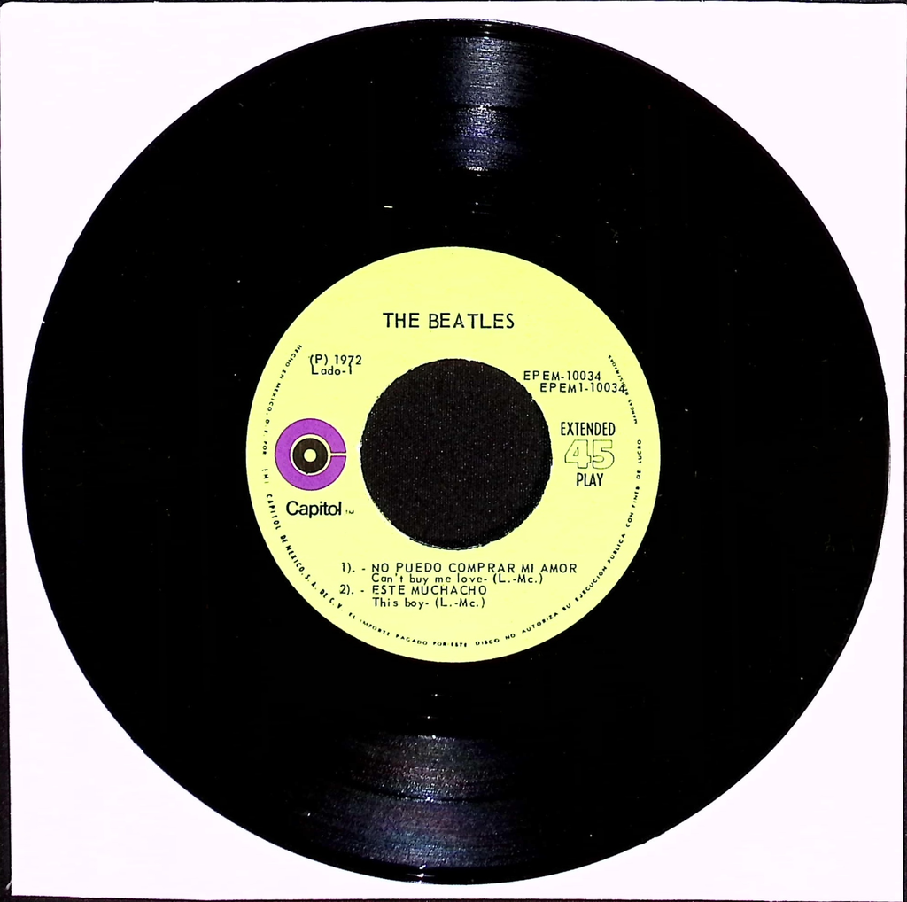 The Beatles - No Puedo Comprar Mi Amor (Mexico)