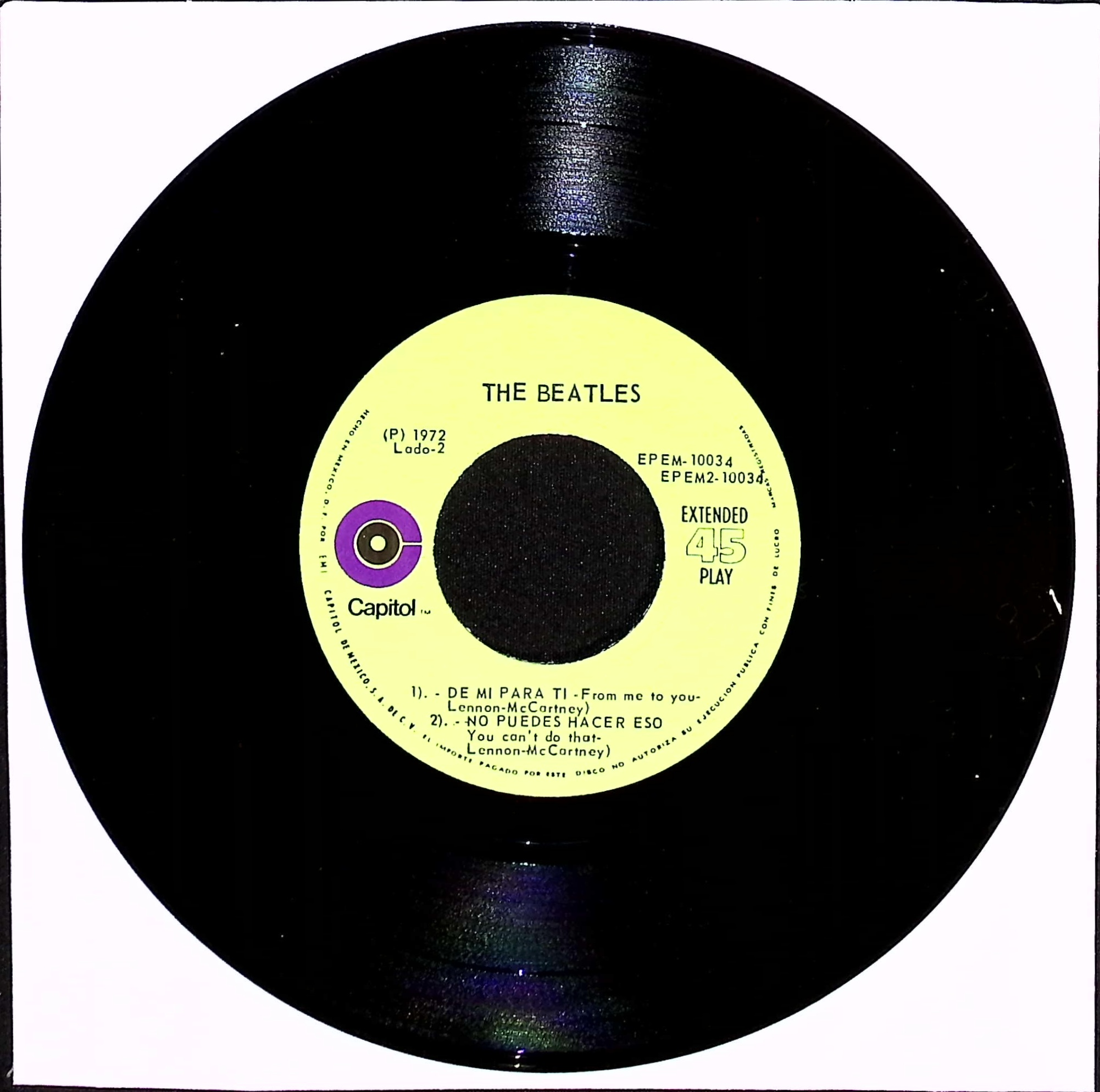 The Beatles - No Puedo Comprar Mi Amor (Mexico)