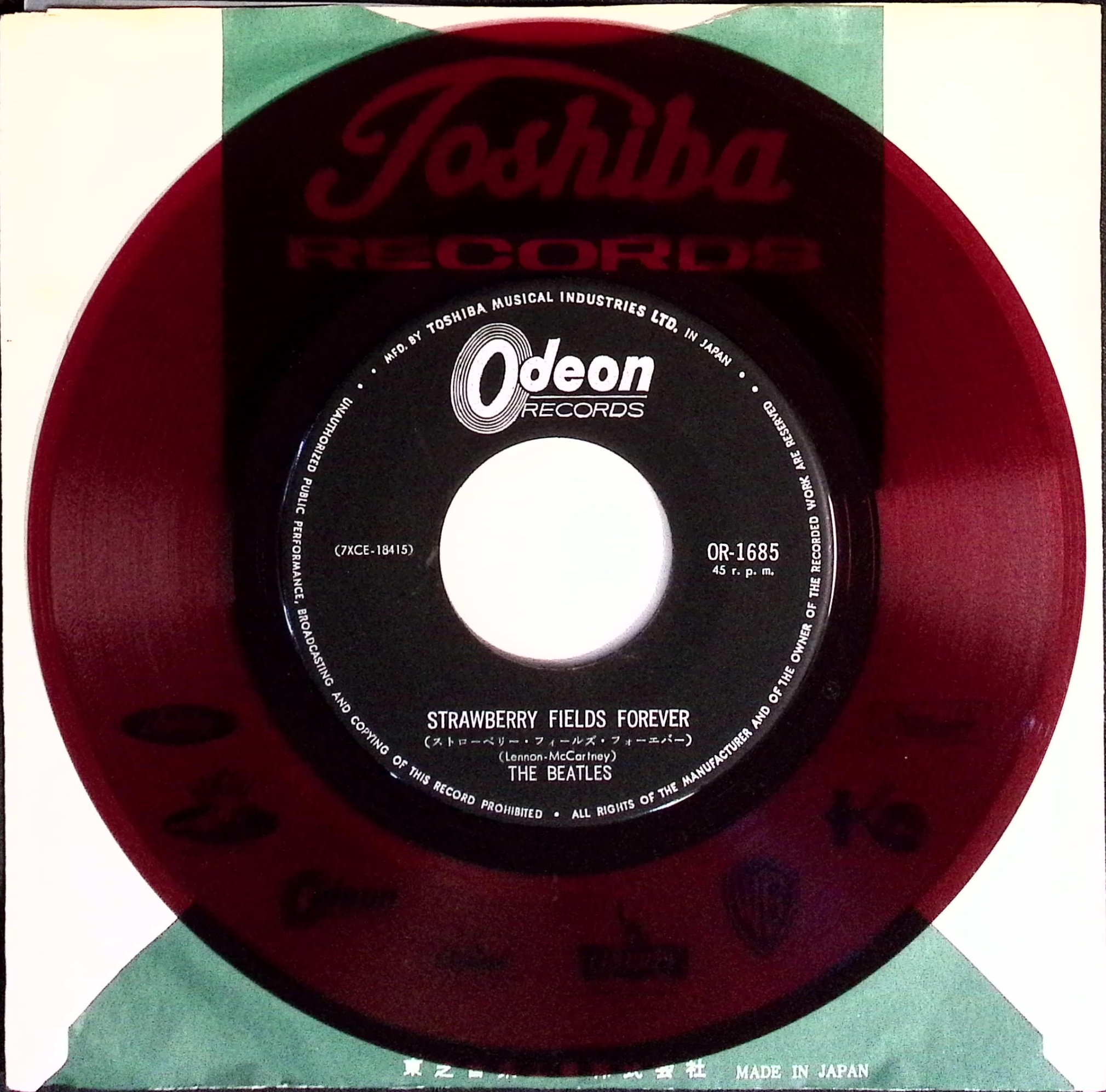 The Beatles - Strawberry Fields Forever / Penny Lane (Japan)