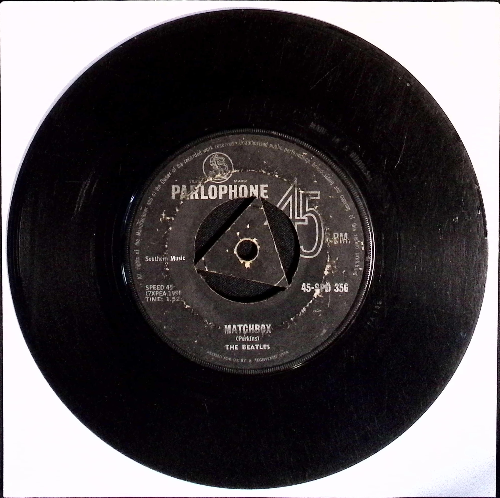 The Beatles - Words of Love / Matchbox (South Rhodesia)